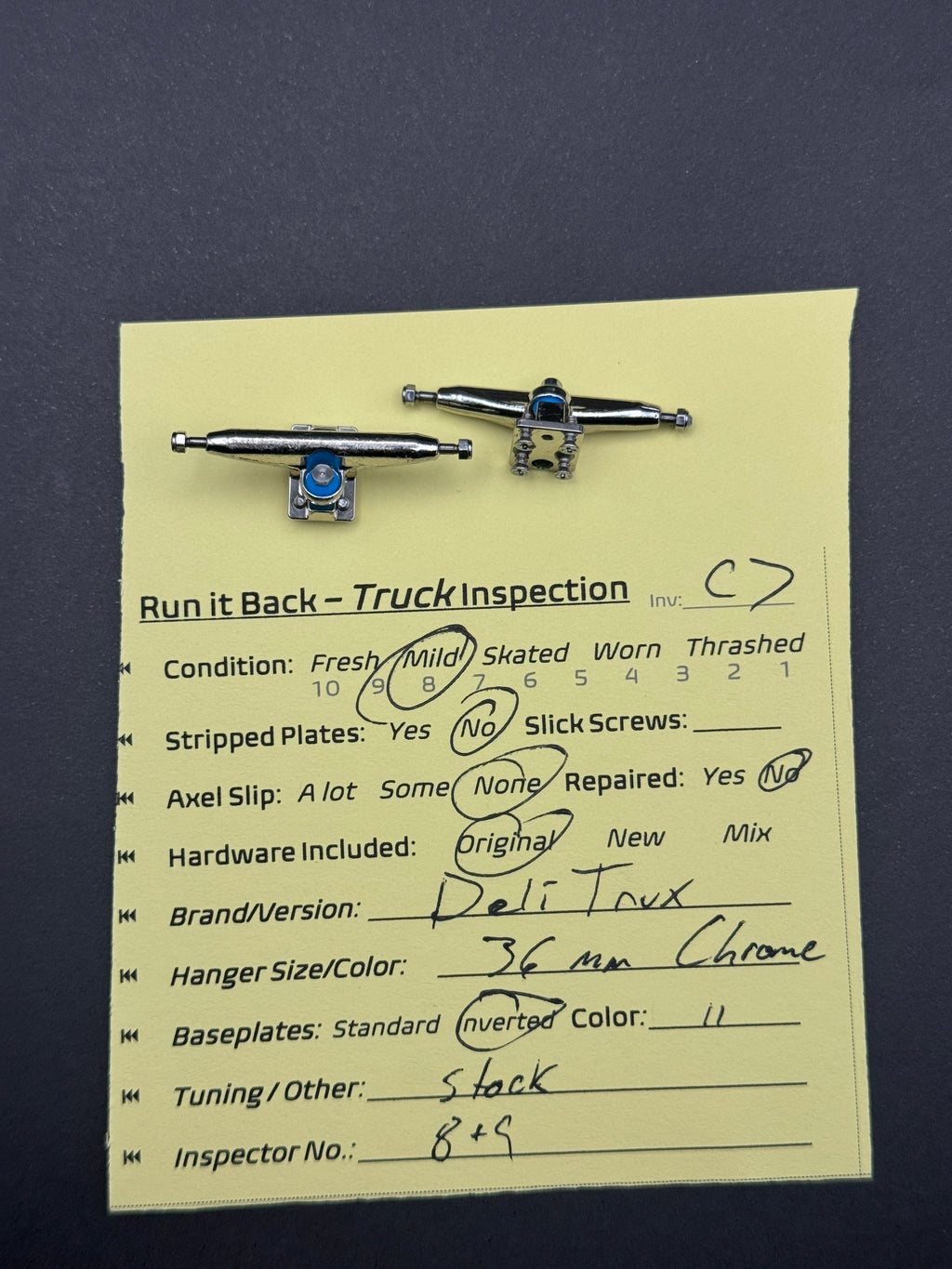 Deli Trux 36mm Chrome - Mild