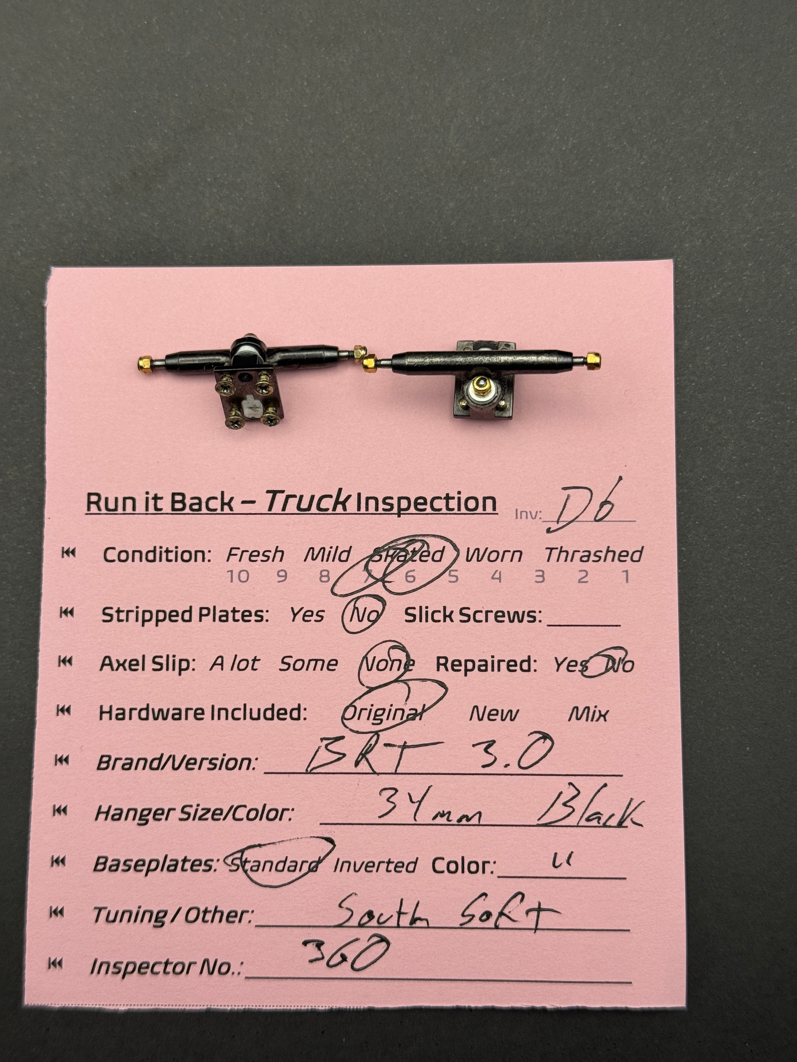 BRT 3.0 34mm Black - Skated