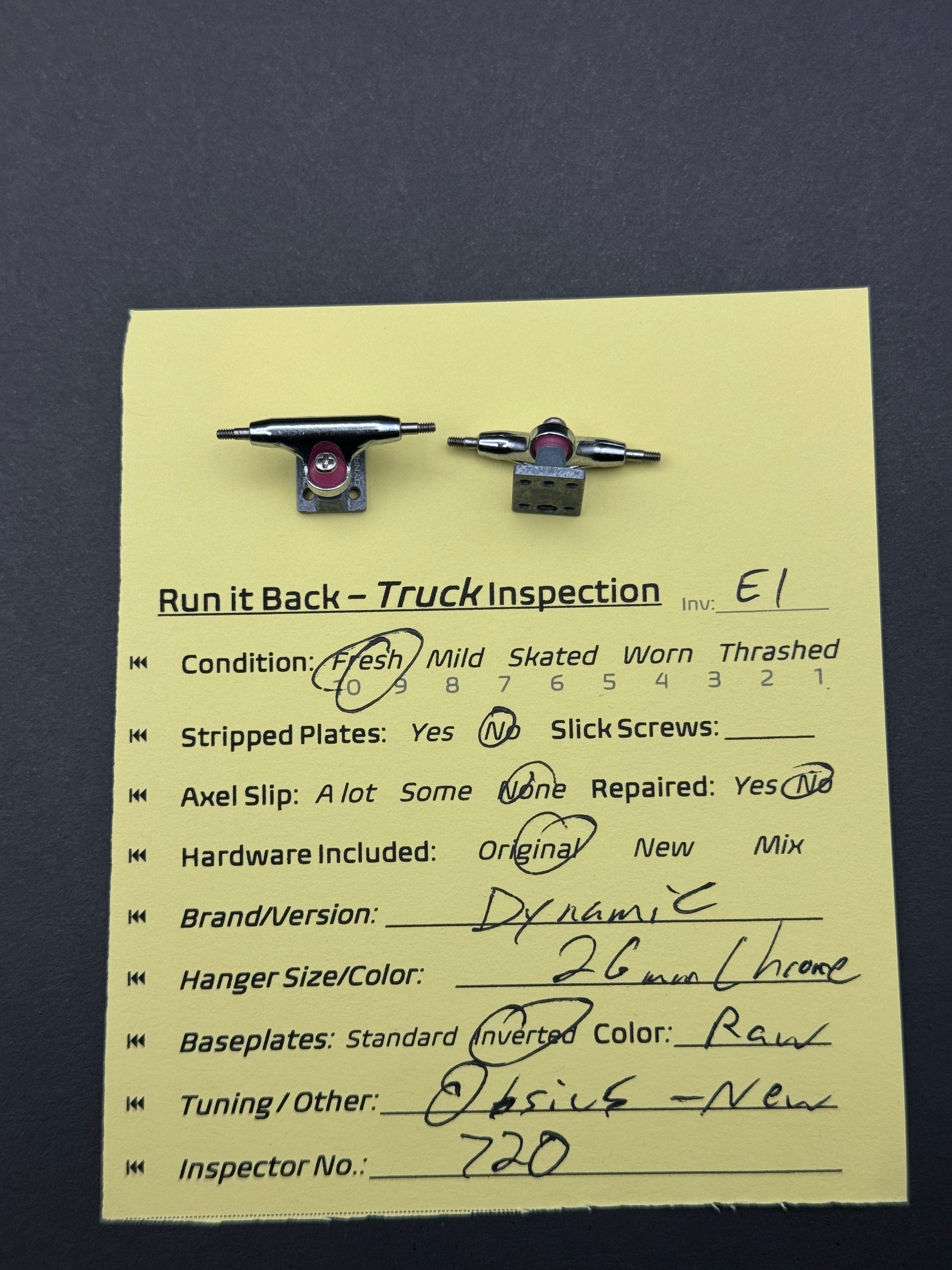 Dynamic 26mm Chrome/Raw - Fresh