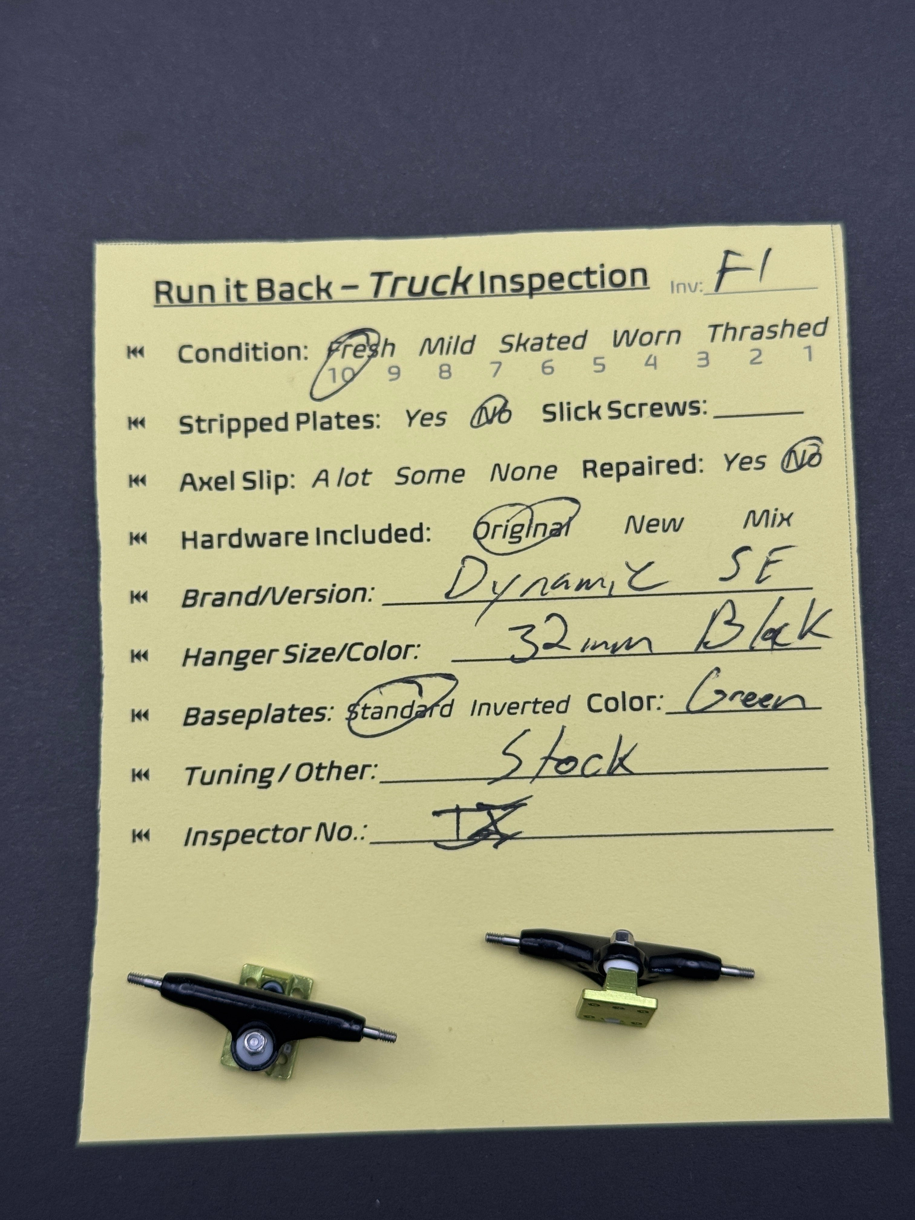 Dynamic SE 32mm Black/Green - Fresh