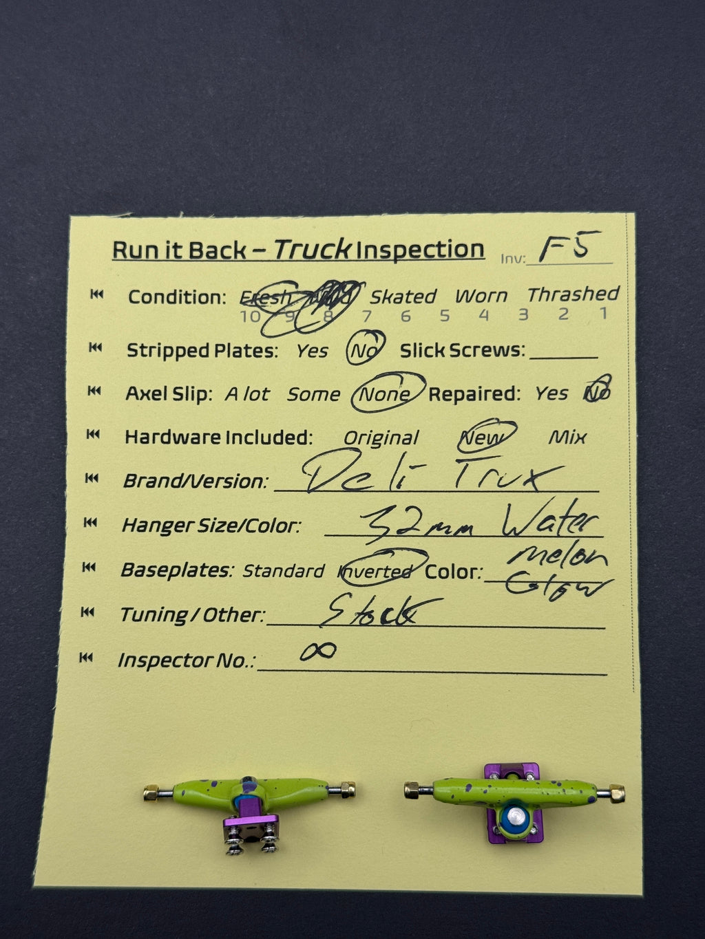 Deli Trux 32mm Watermelon/Glow - Mild