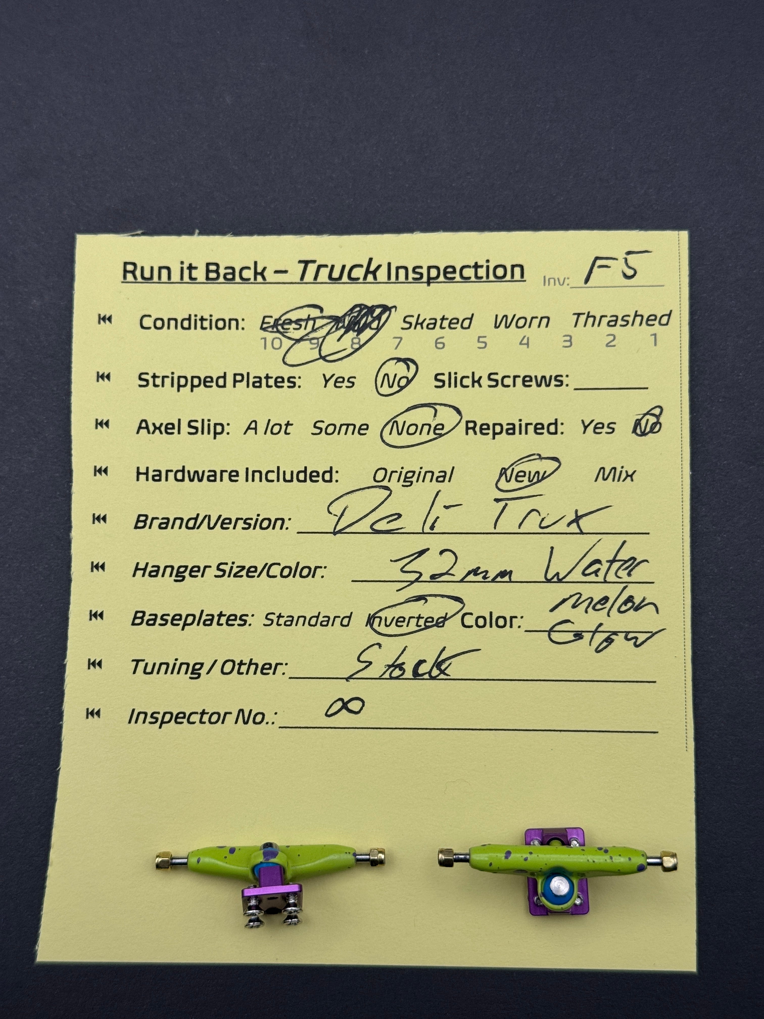 Deli Trux 32mm Watermelon/Glow - Mild