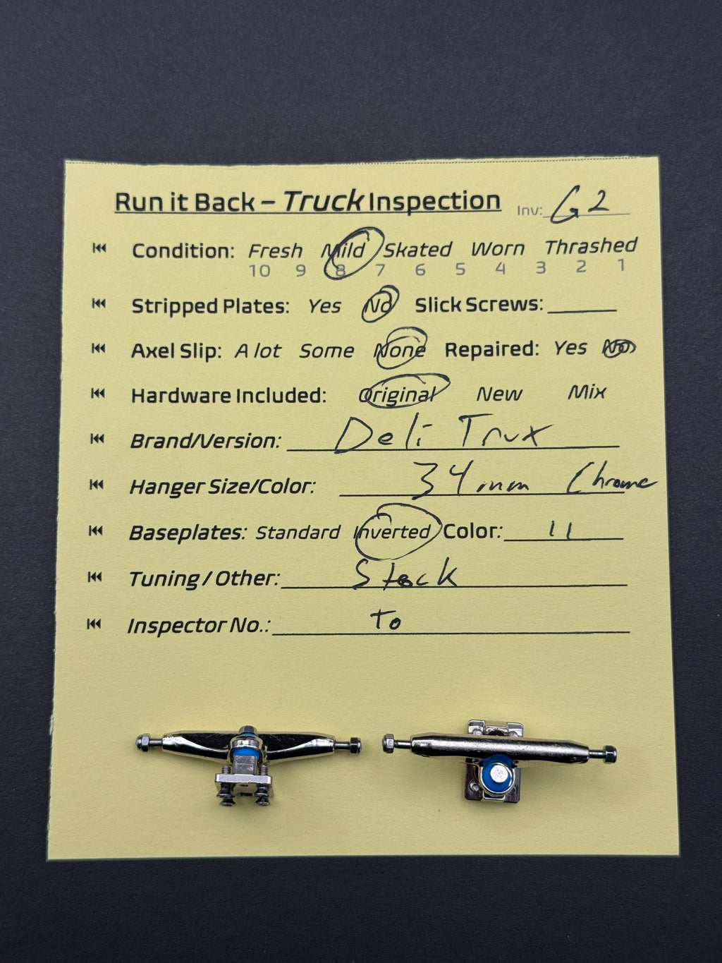 Deli Trux 34mm Chrome - Mild