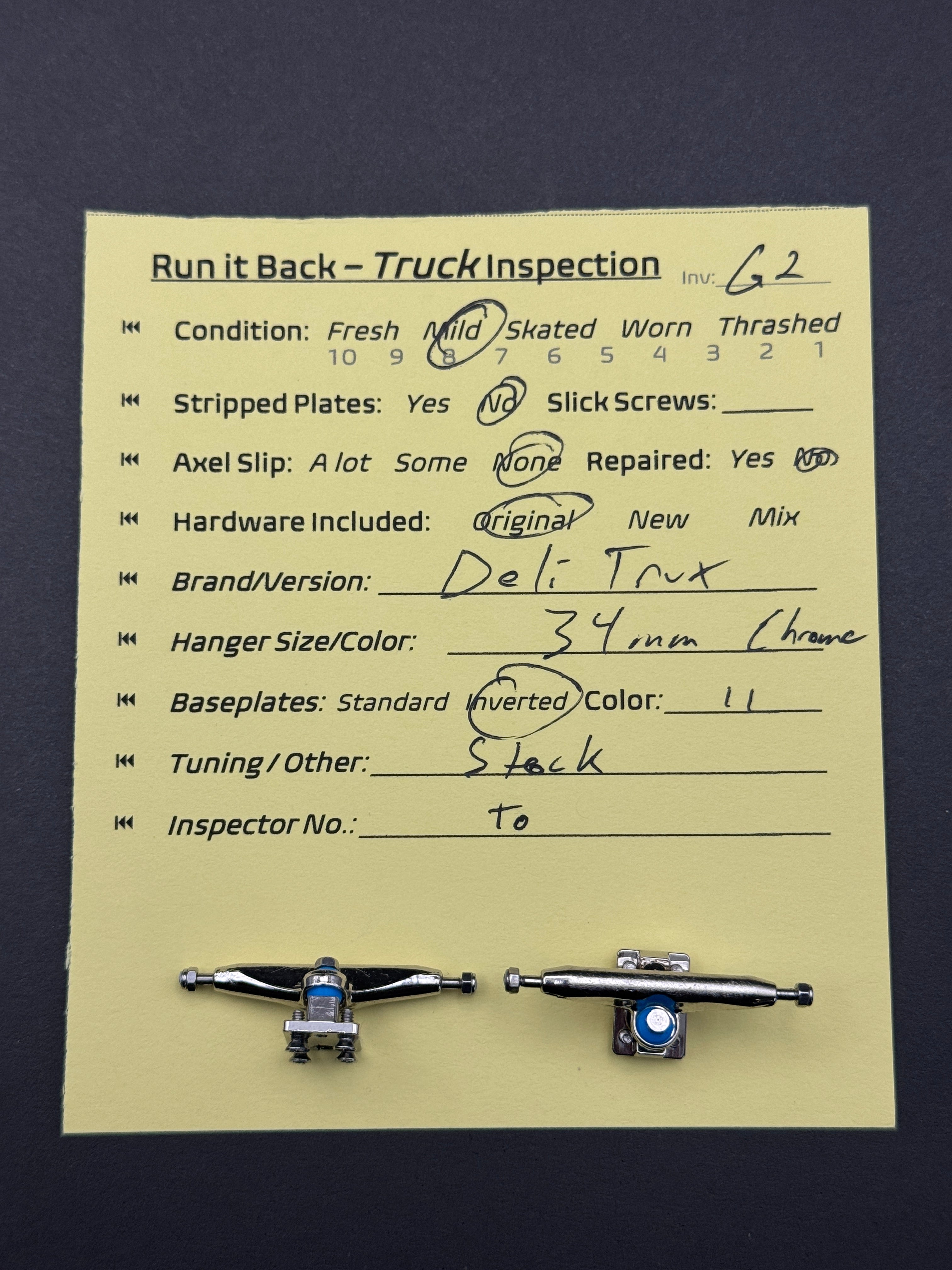 Deli Trux 34mm Chrome - Mild