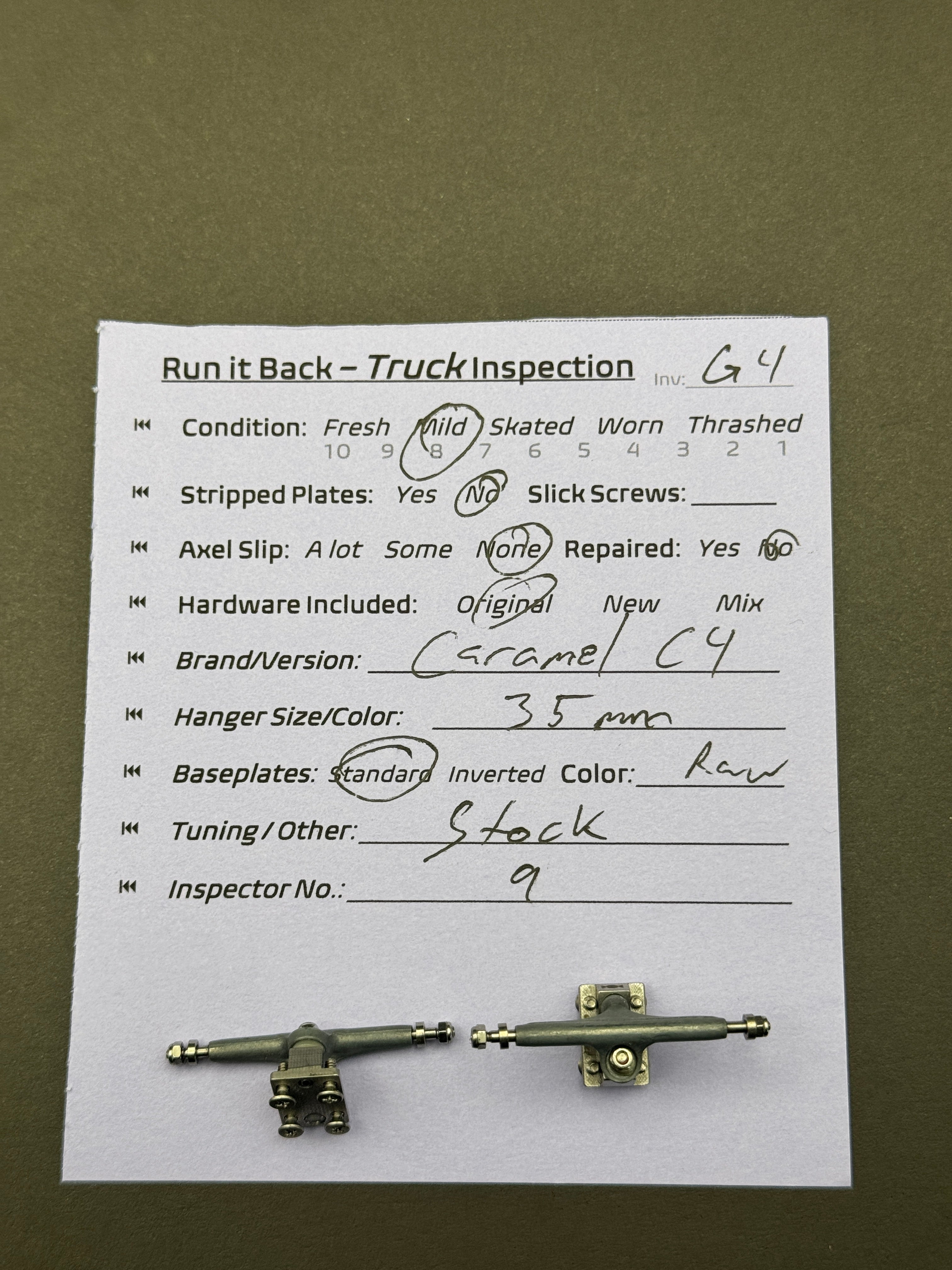 Caramel C4 35mm Raw - Mild