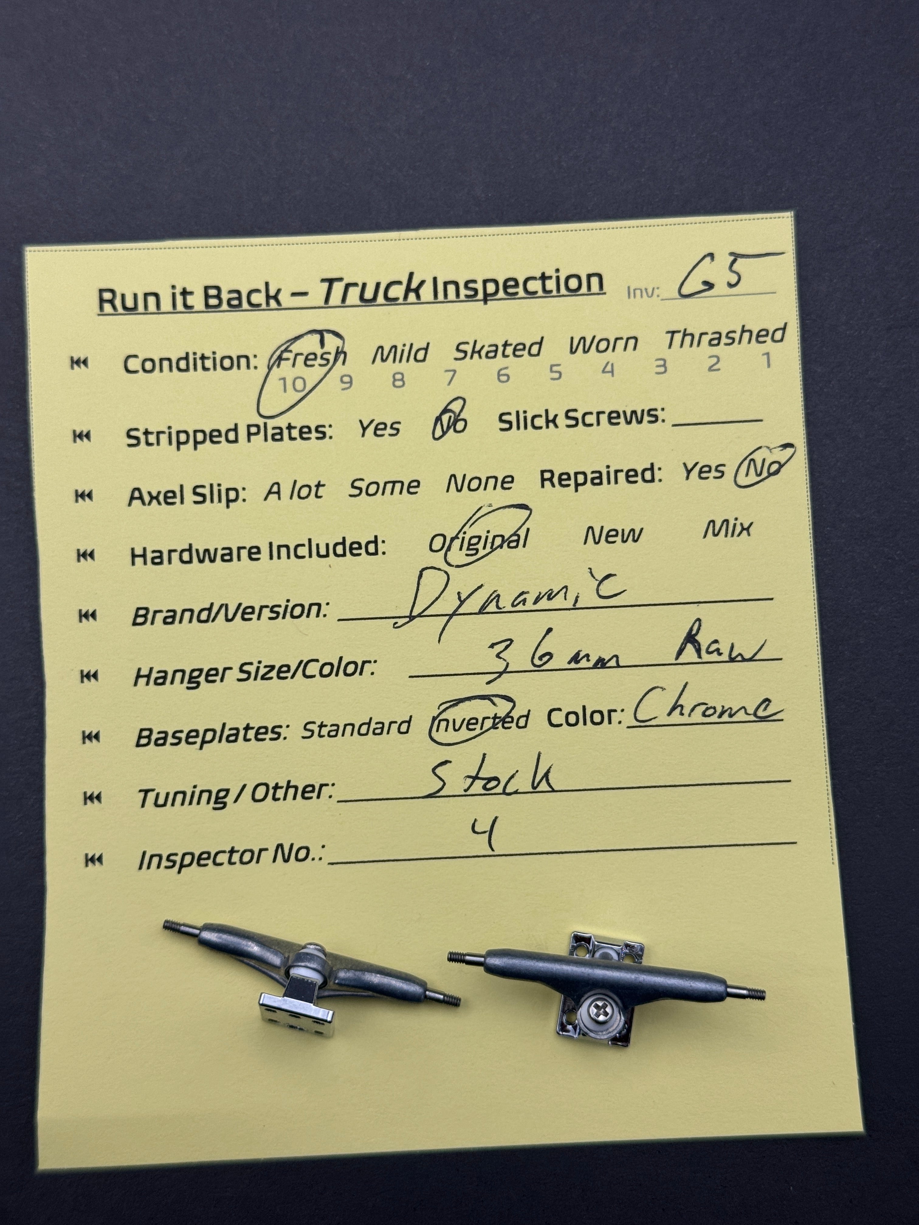 Dynamic 36mm Raw/Chrome - Fresh