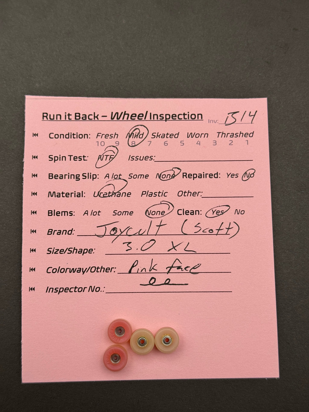 Joycult (Scott) 3.0 XL Pink Face - Mild