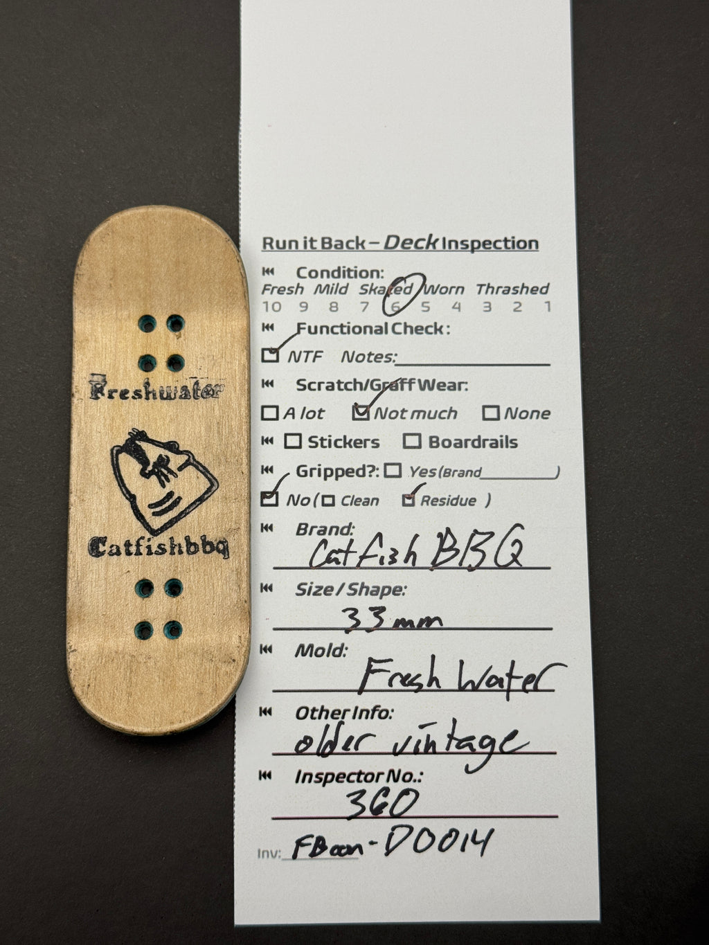 CatFish BBQ 33mm Fresh Water - Skated