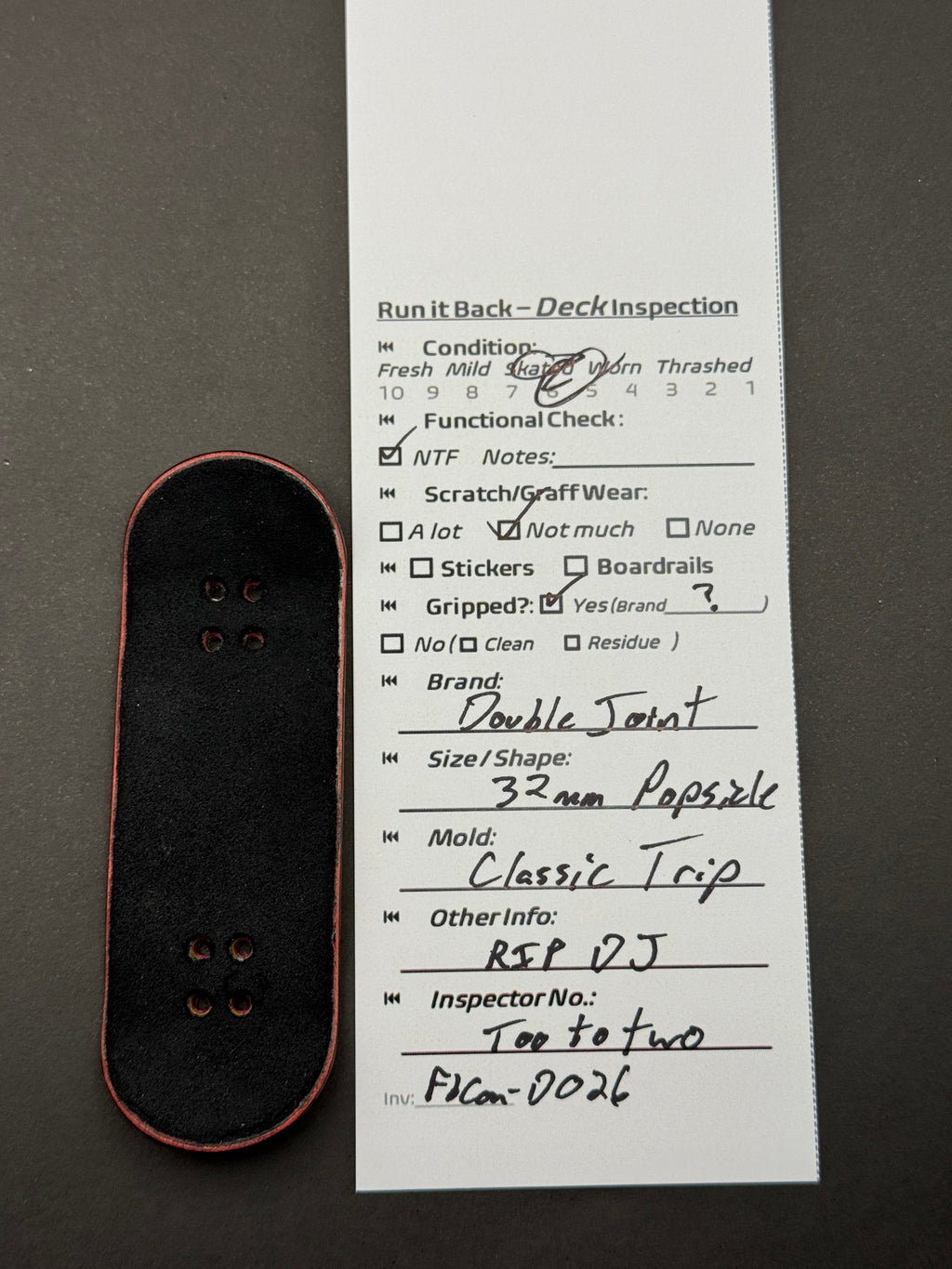 Double Joint 32mm Popsicle Classic Trip - Skated