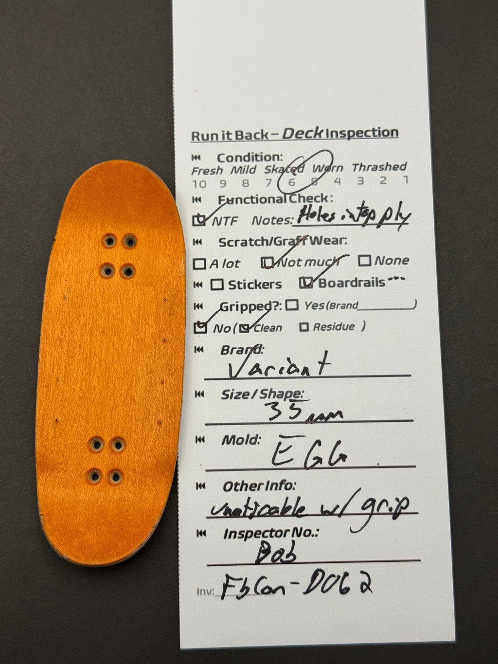 Variant 35mm Egg - Skated