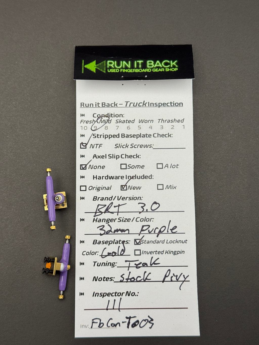 BRT 3.0 32mm Purple/Gold - Mild