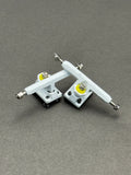 Hex Trucks 34mm White - Skated