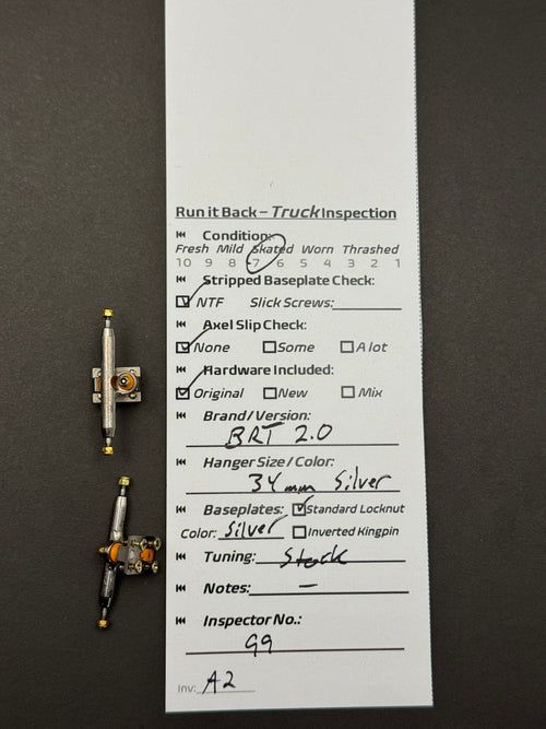 BRT 2.0 34mm Silver - Skated