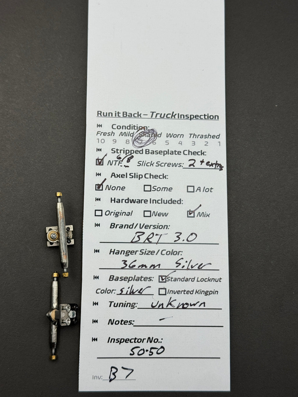 BRT 3.0 36mm Silver - Skated