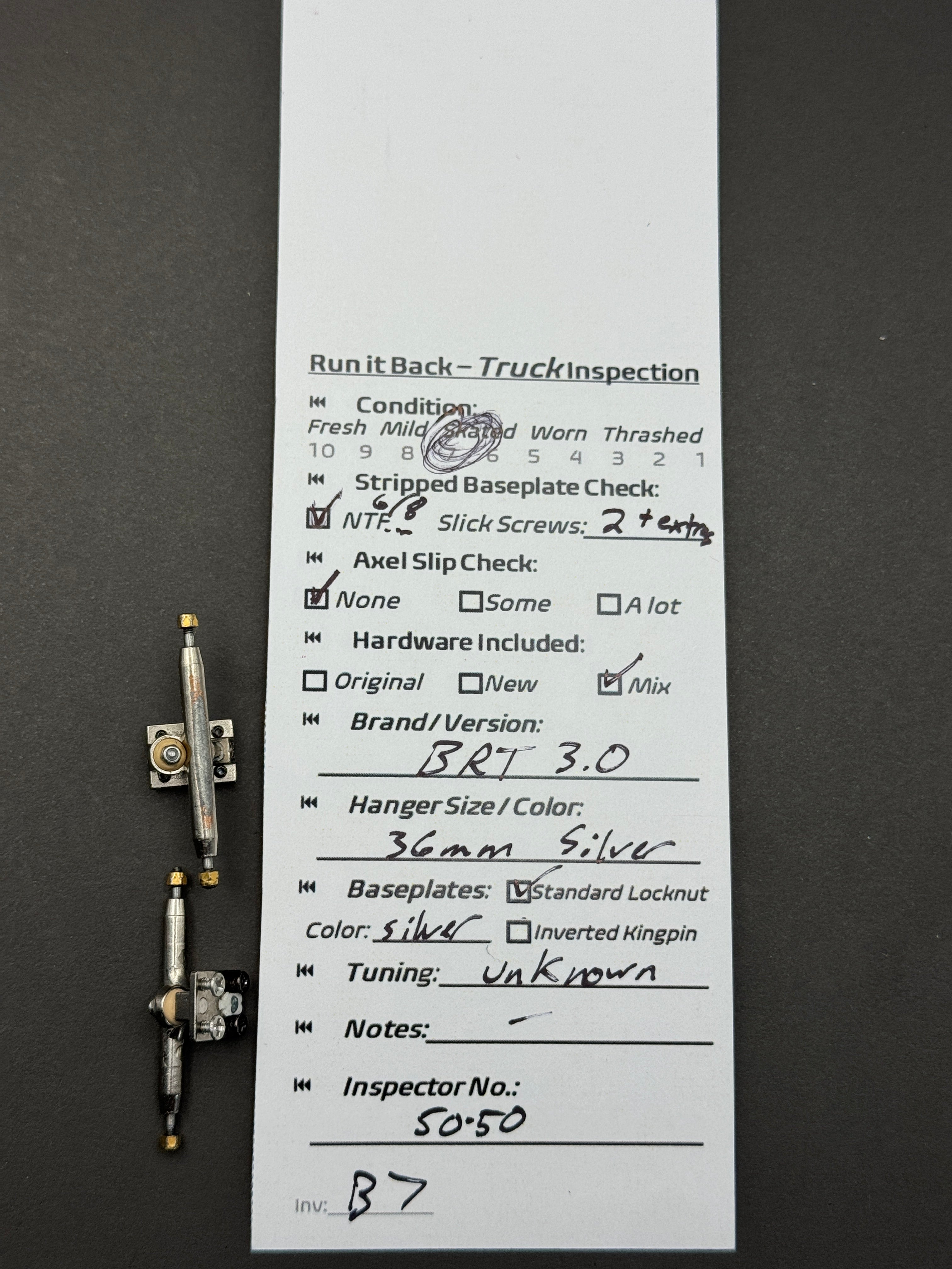 BRT 3.0 36mm Silver - Skated