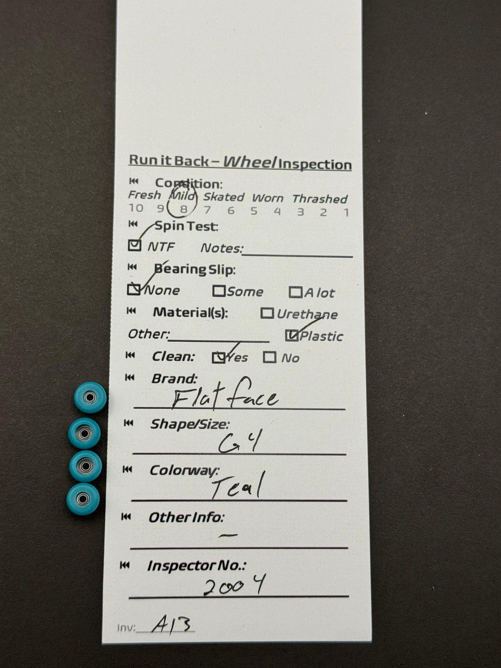 Flatface G4 Teal - Mild