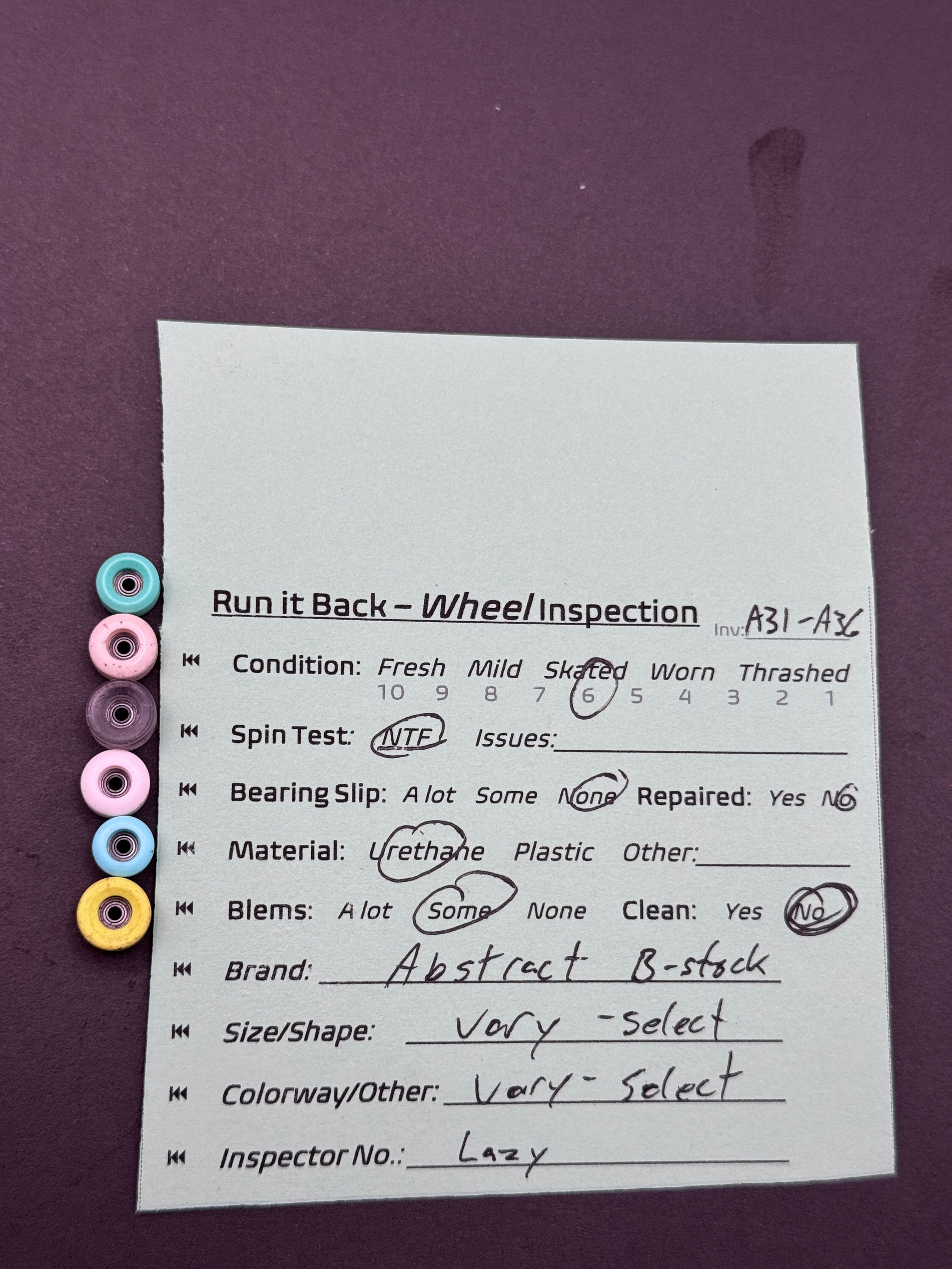 Abstract B-Stock Vary-Select - Skated