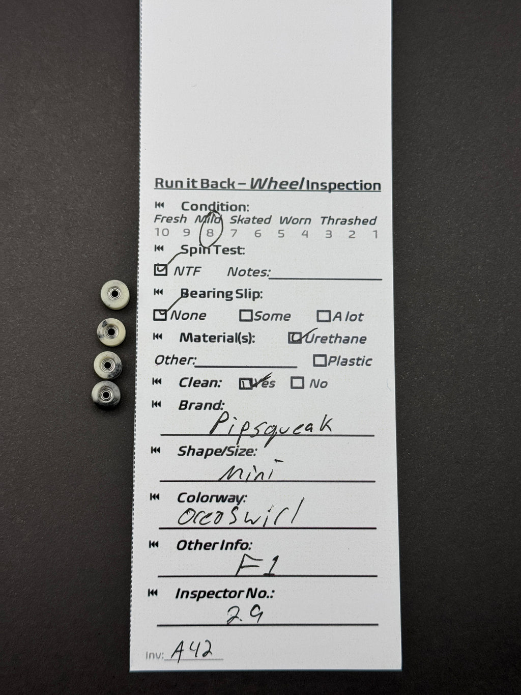 Pipsqueak F1 Mini Oreo Swirl - Mild