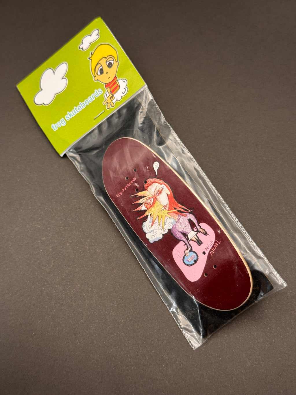 Frog Skateboards 34mm Fingerboard Deck by False Alarm