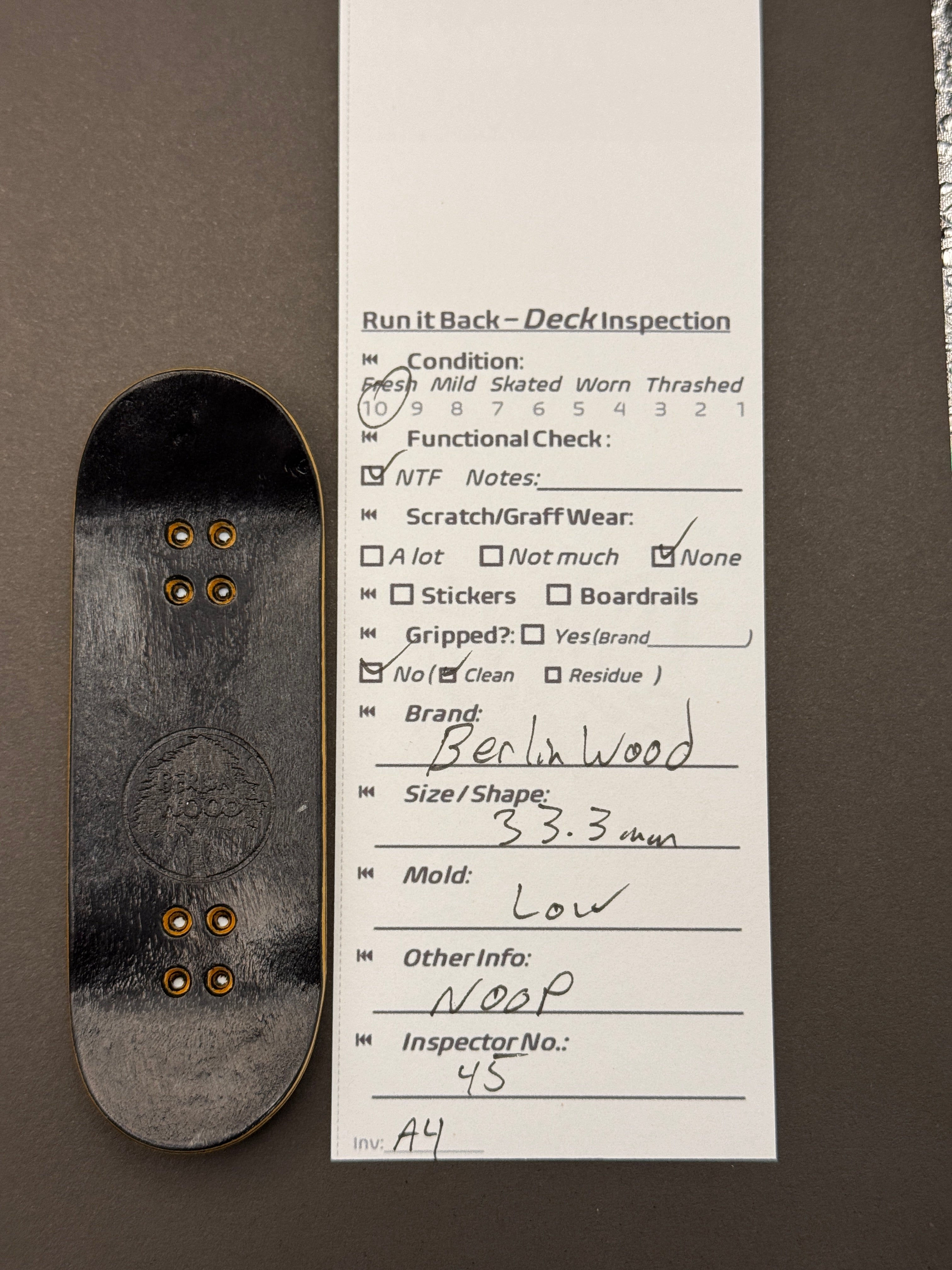 Berlinwood 33.3mm Low - Fresh