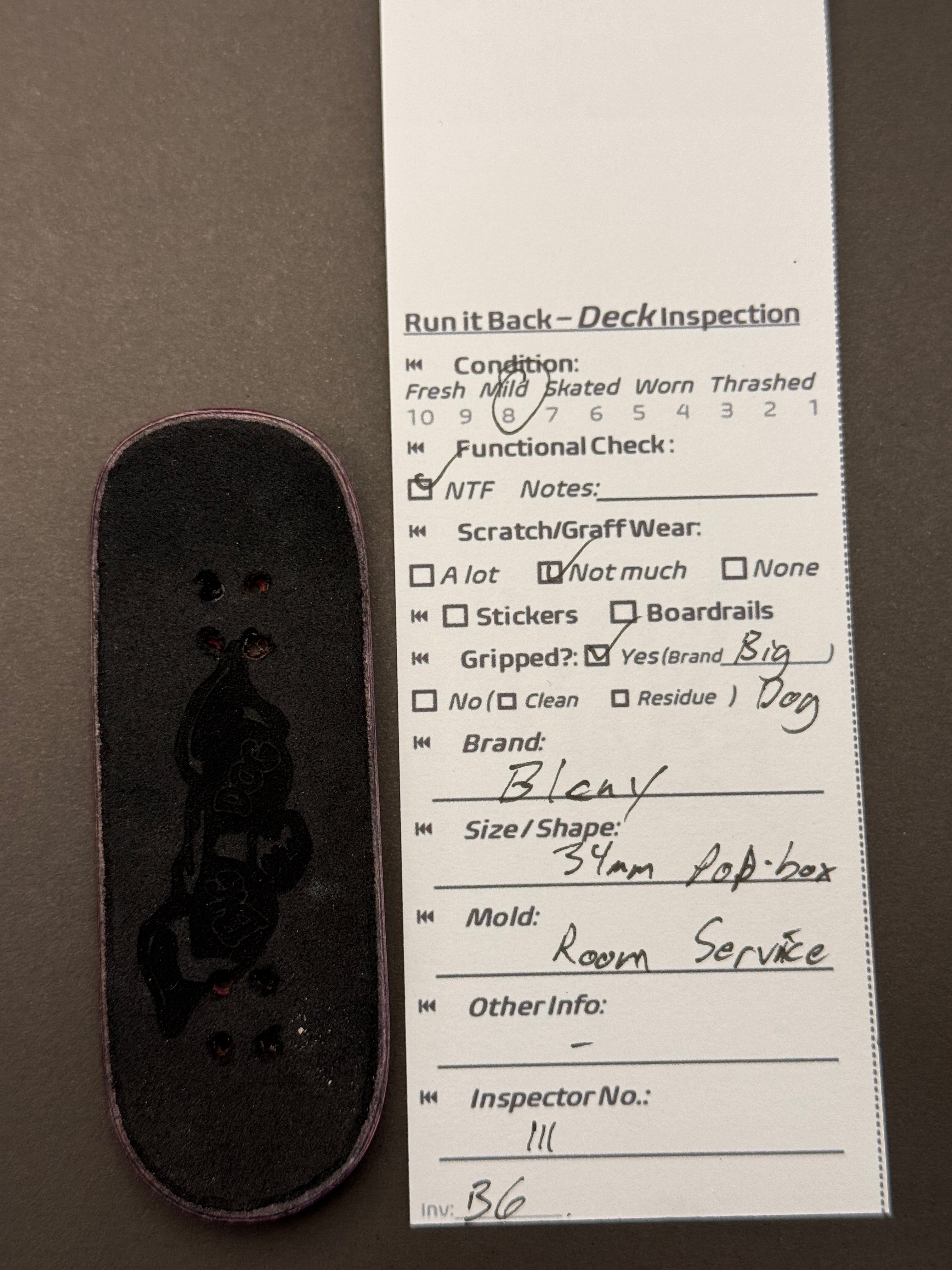 Blcny 34mm Popbox Room Service - Skated