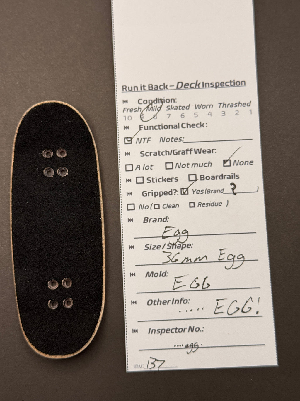 Egg Fb 36mm OG Egg - Mild