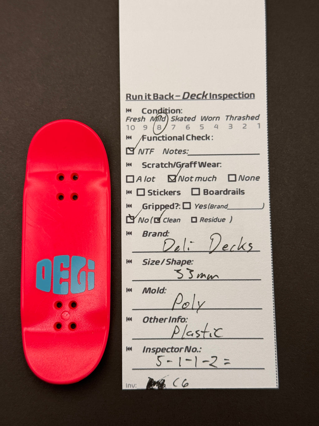 Deli Decks 33mm Poly - Mild