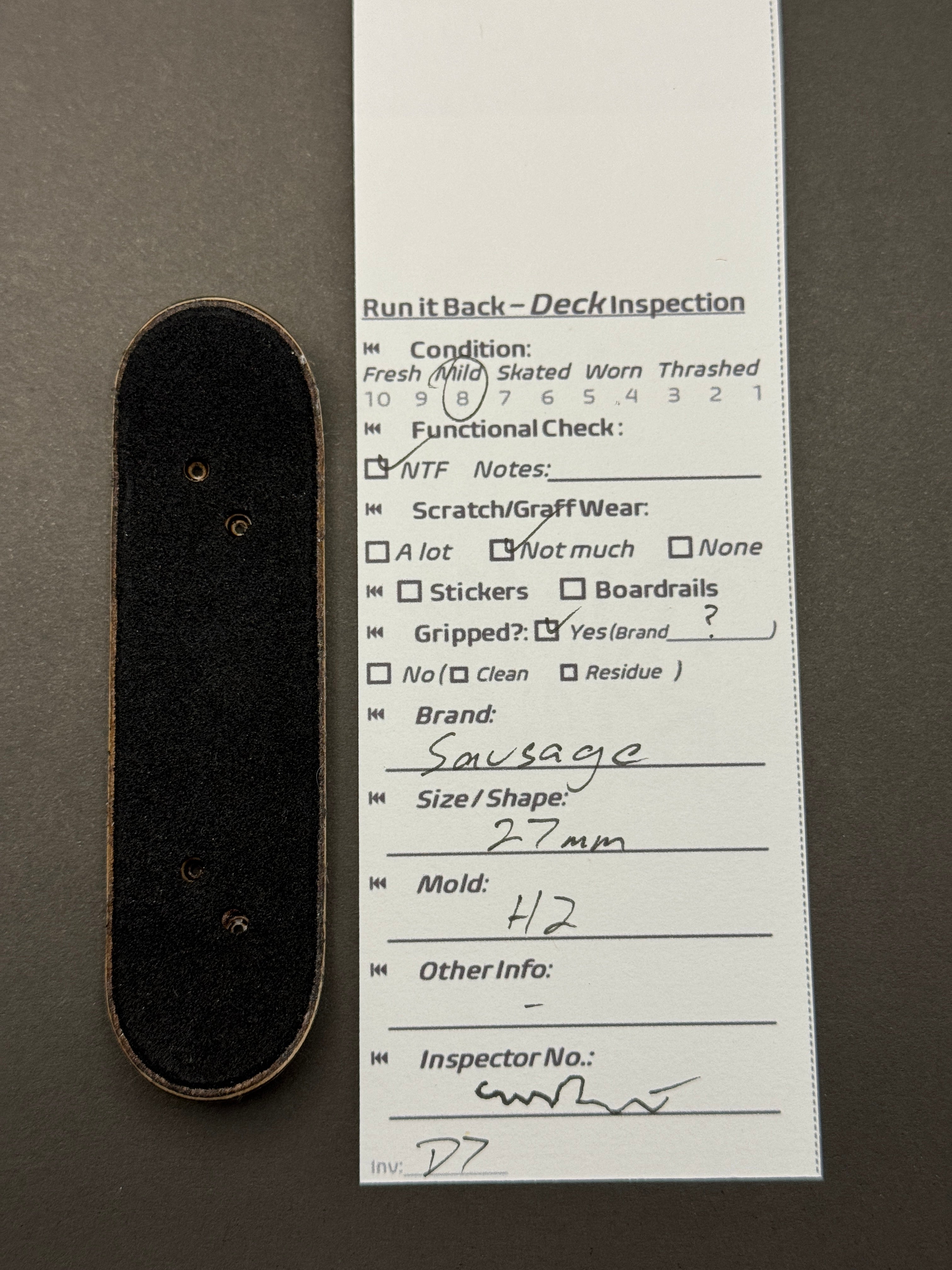 Sausage 27mm H2 - Mild