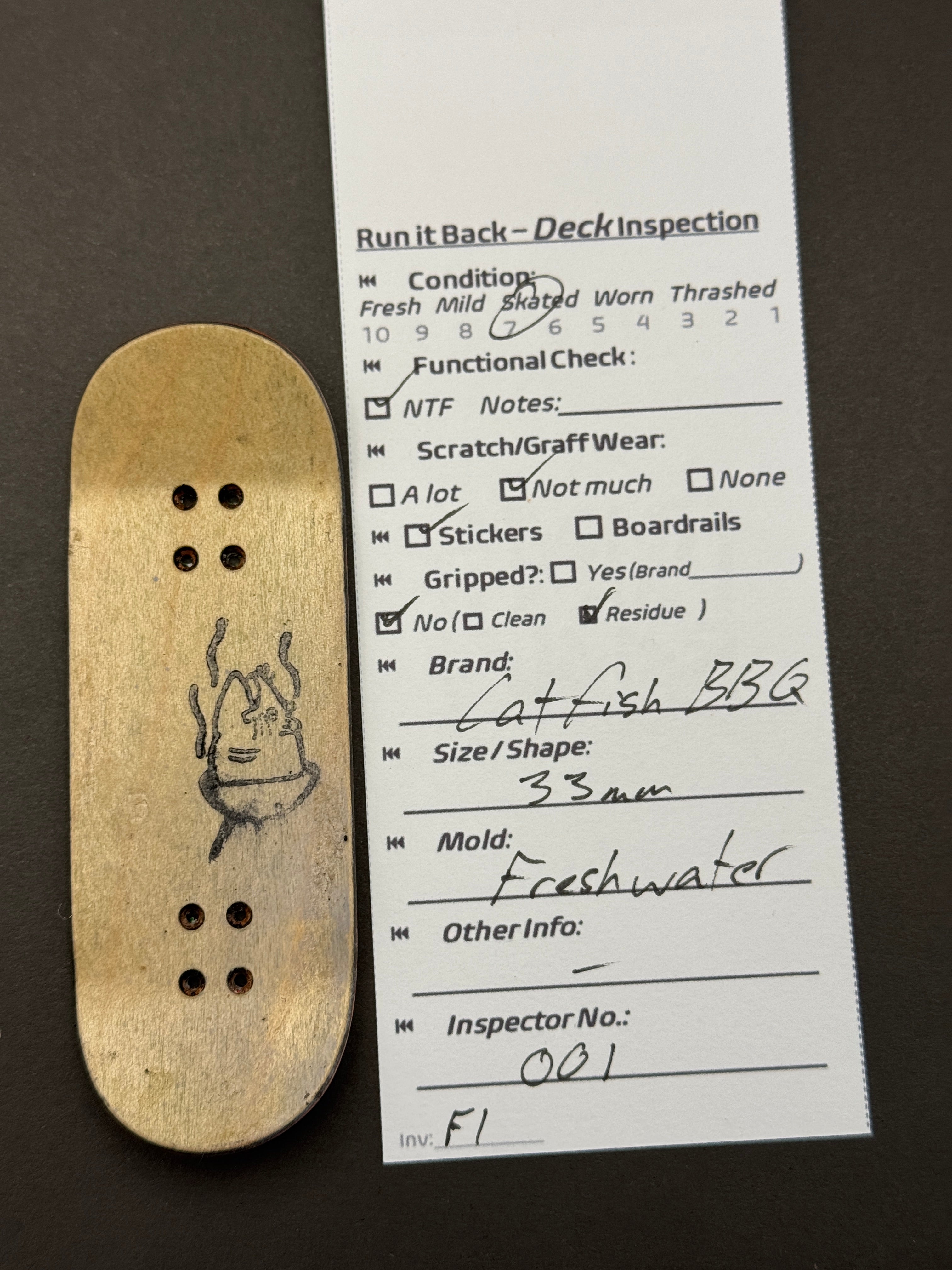 Catfish BBQ 33mm Freshwater - Skated