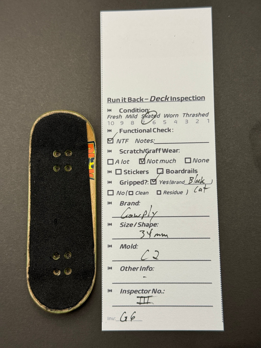 Cowply 34mm C2 - Skated