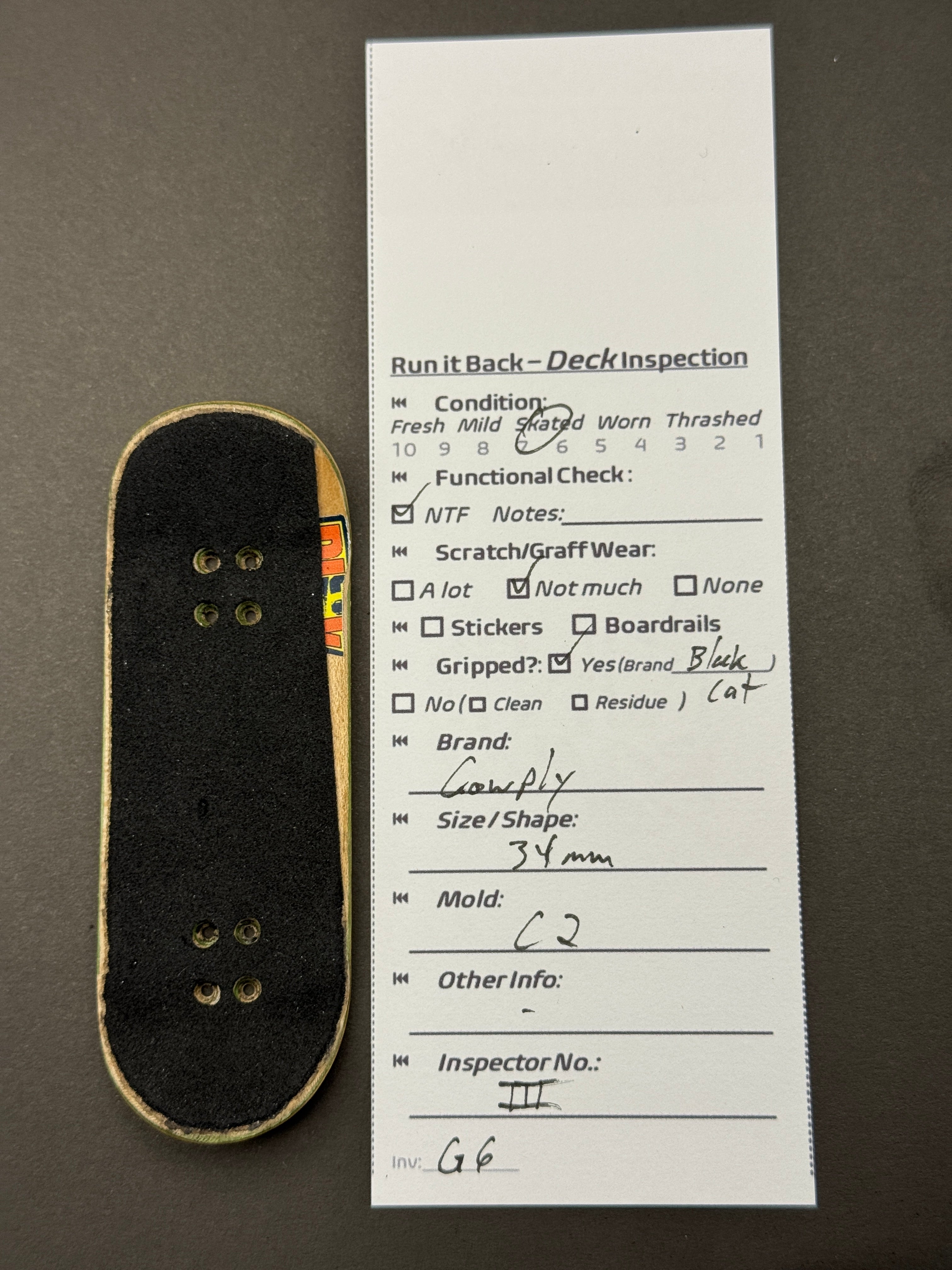 Cowply 34mm C2 - Skated