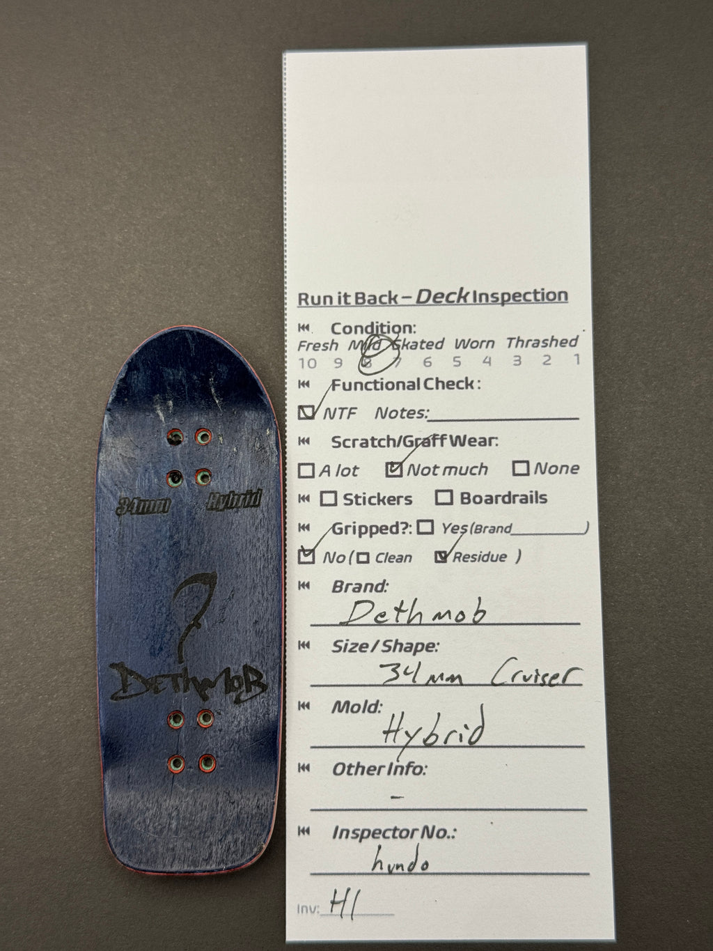 Dethmob 34mm Cruiser Hybrid - Skated