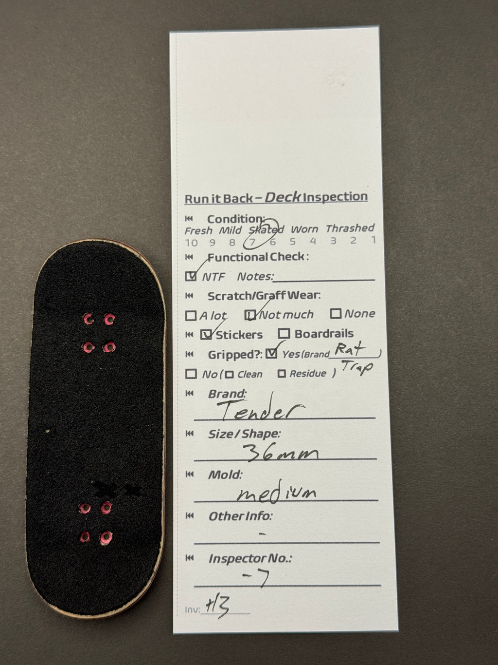Tender 36mm Medium - Skated