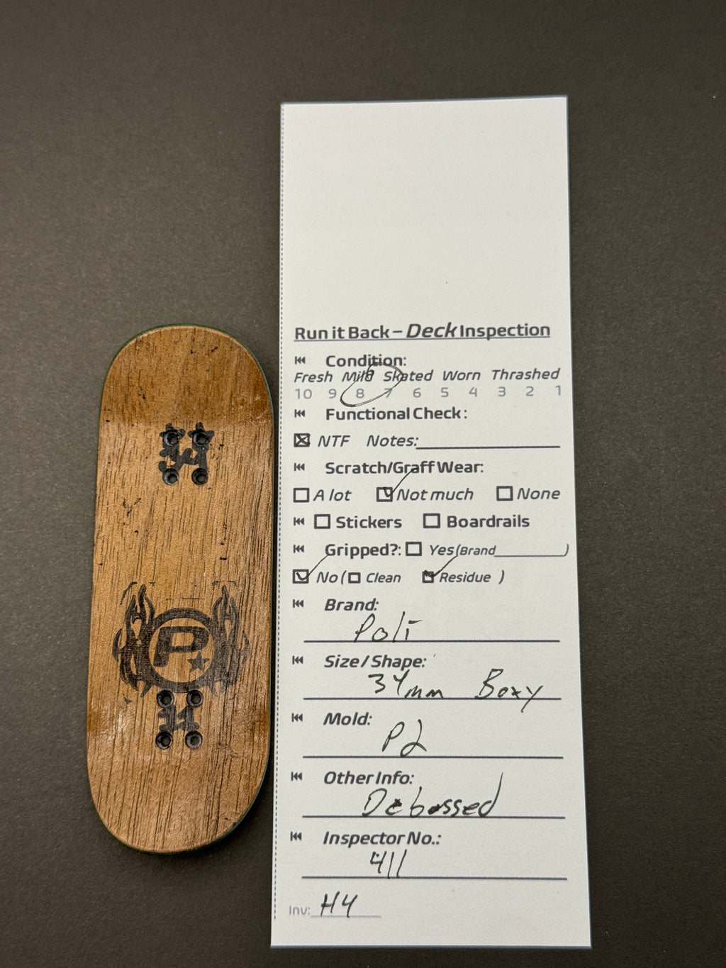 Poli 34mm Debossed Boxy P2 - Mild