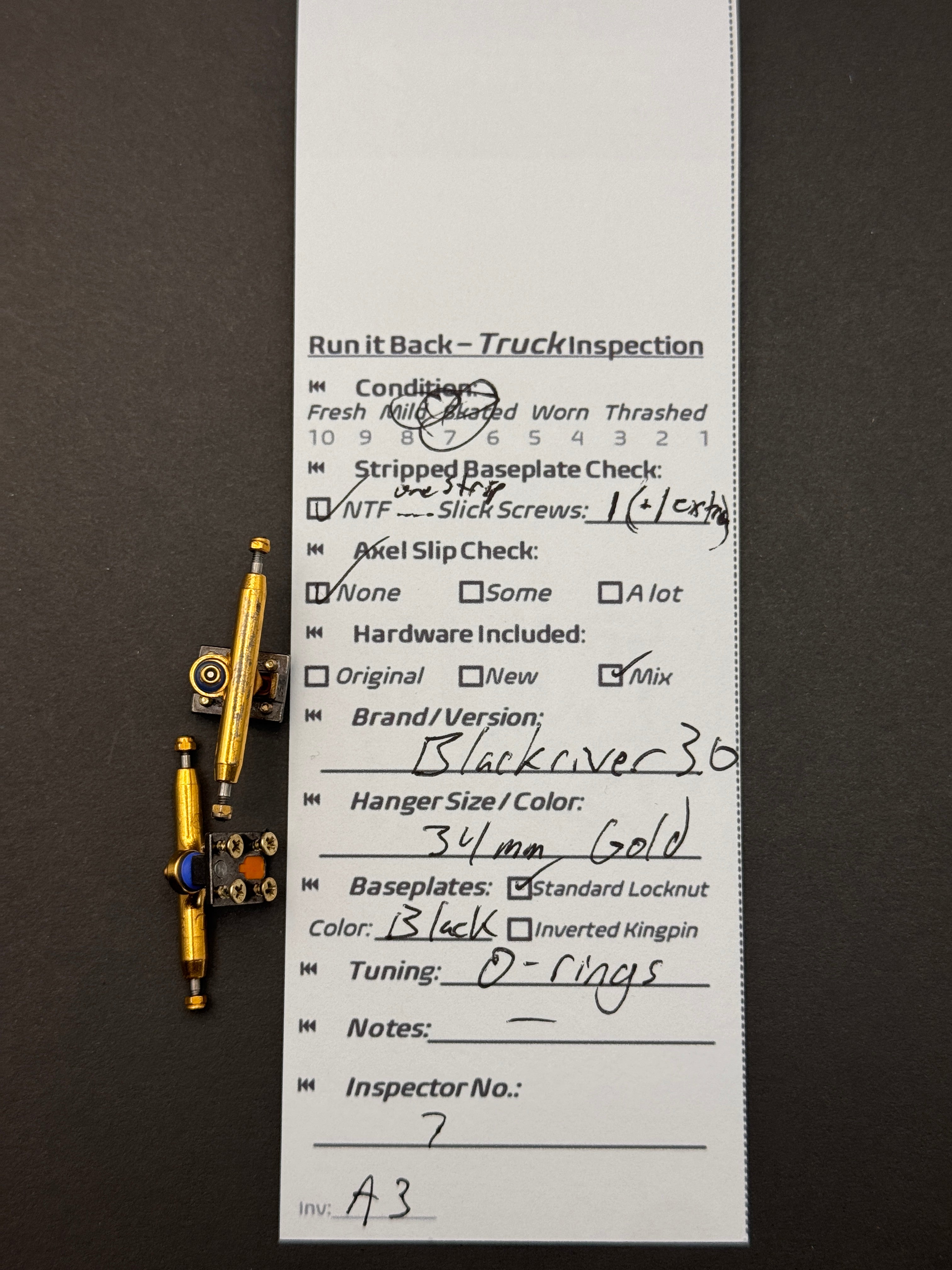 Blackriver 3.0 34mm Gold/Black - Mild