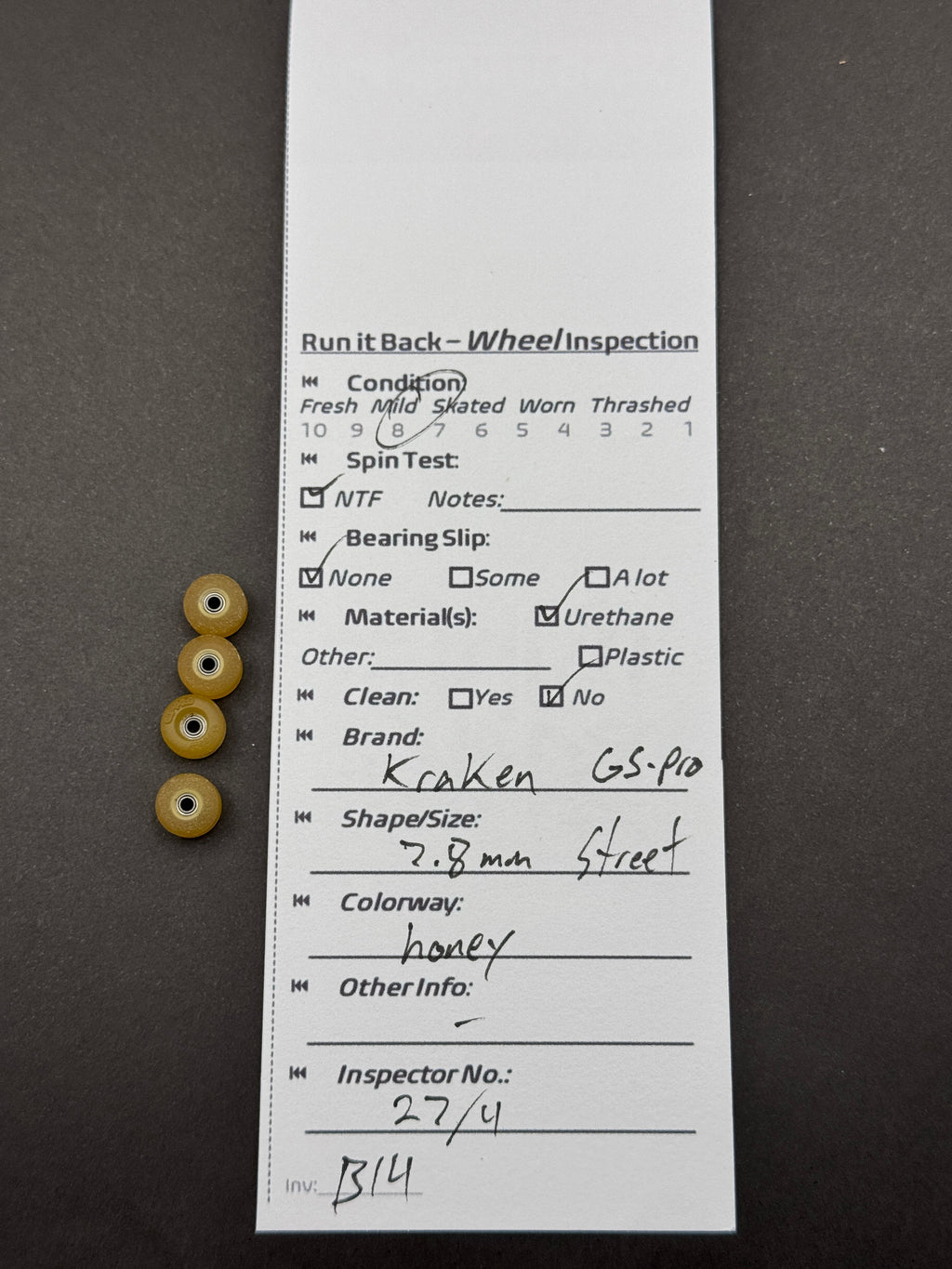 Kraken GS Pro 7.8mm Street Honey - Mild