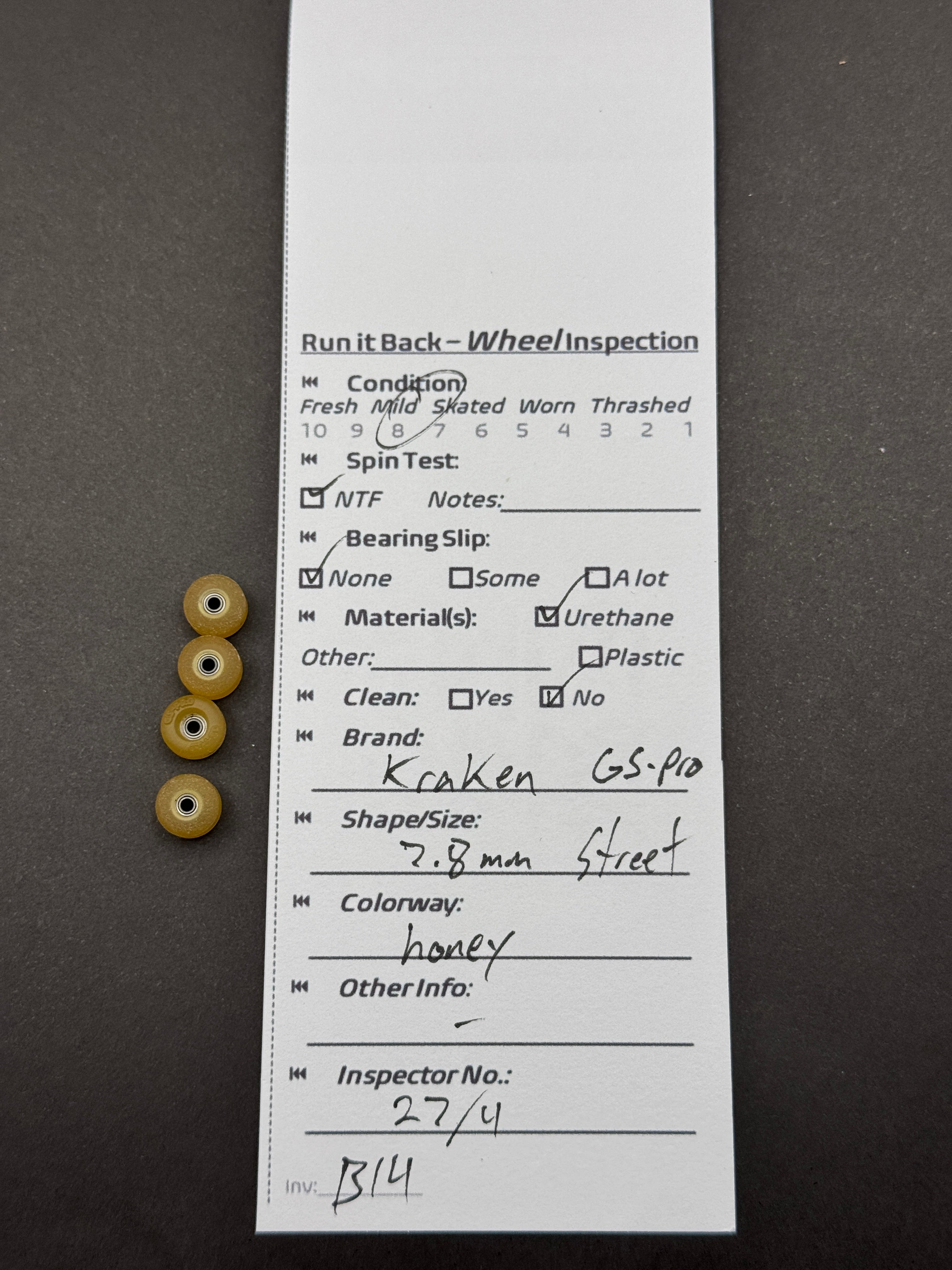 Kraken GS Pro 7.8mm Street Honey - Mild