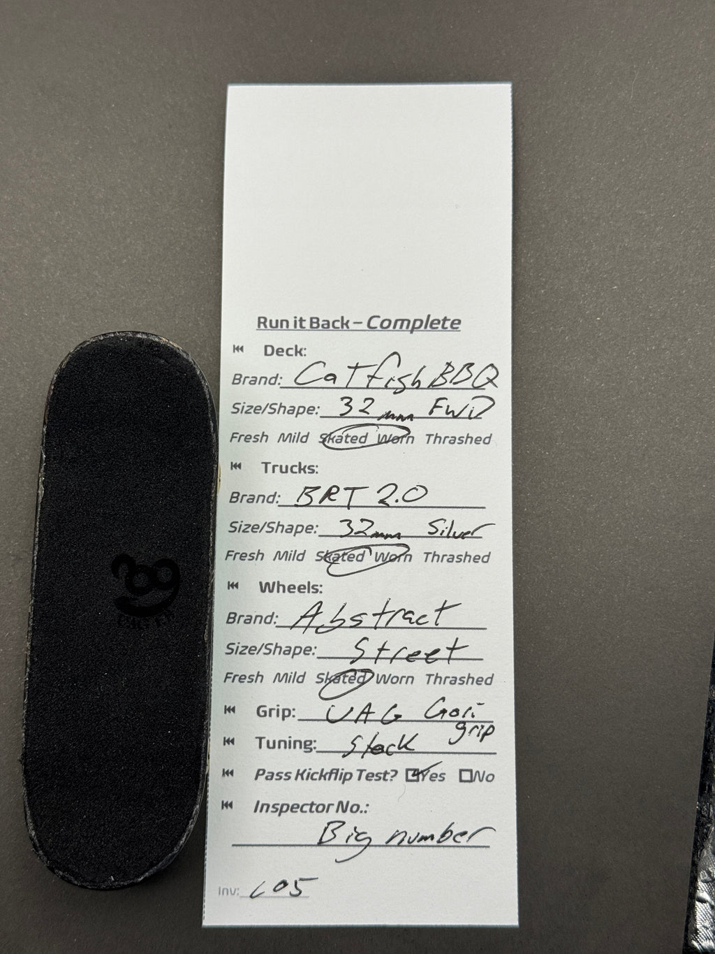 Run it Back Complete — CatfishBBQ 32mm FWD / BRT 2.0 32mm / Abstract Streets