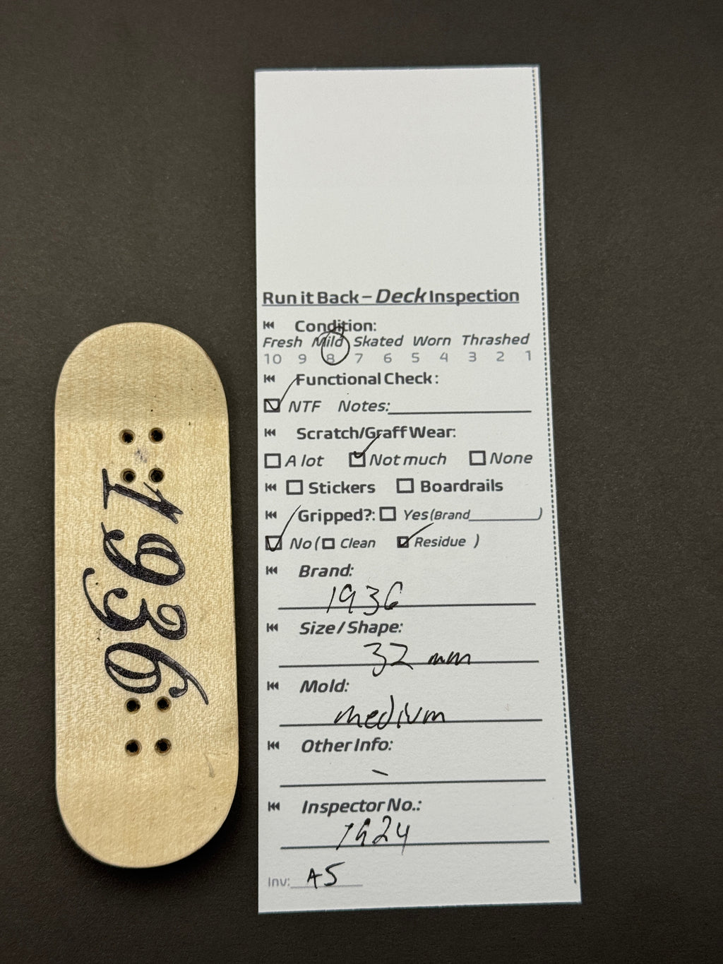 1936 32mm Medium - Mild