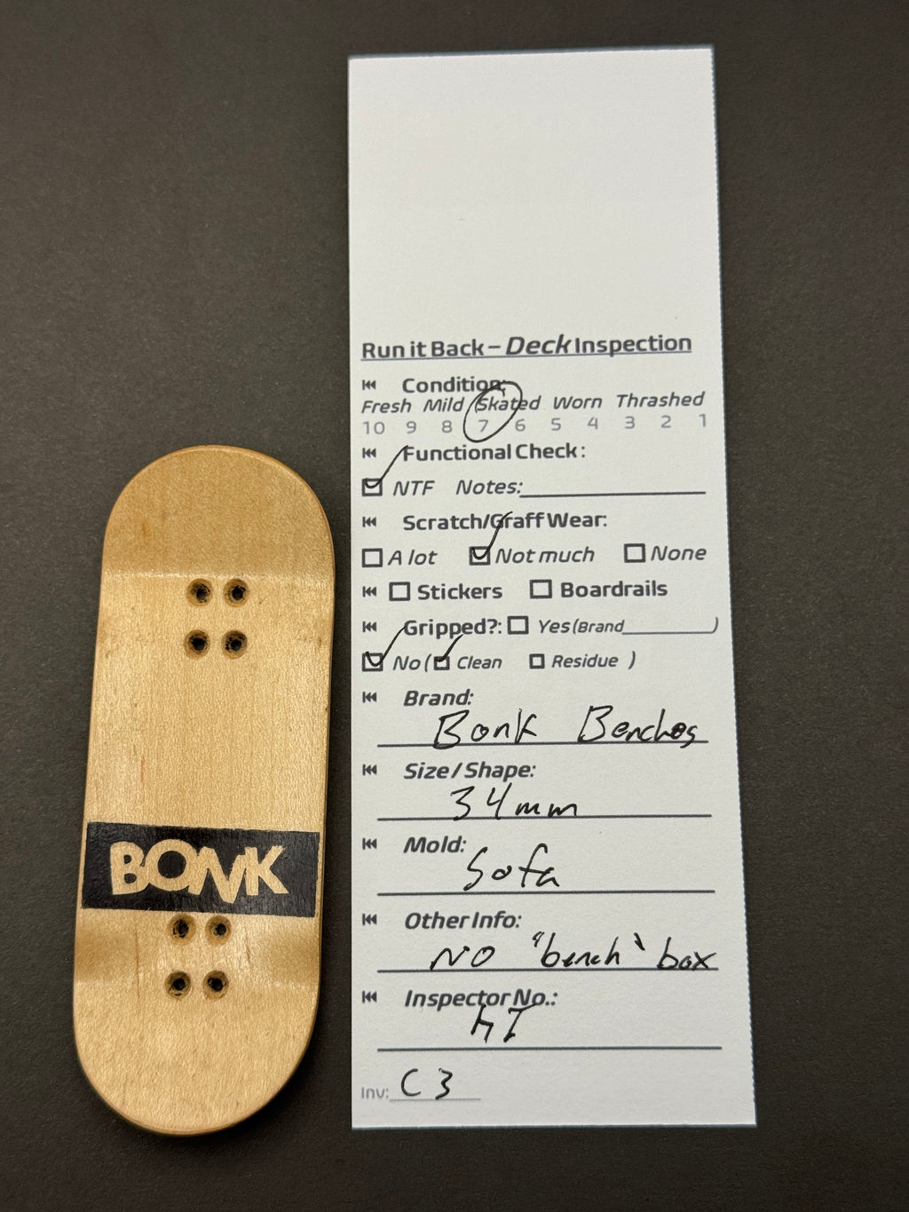 Bonk Benches 34mm Sofa (No 'Bench' Box) – Skated