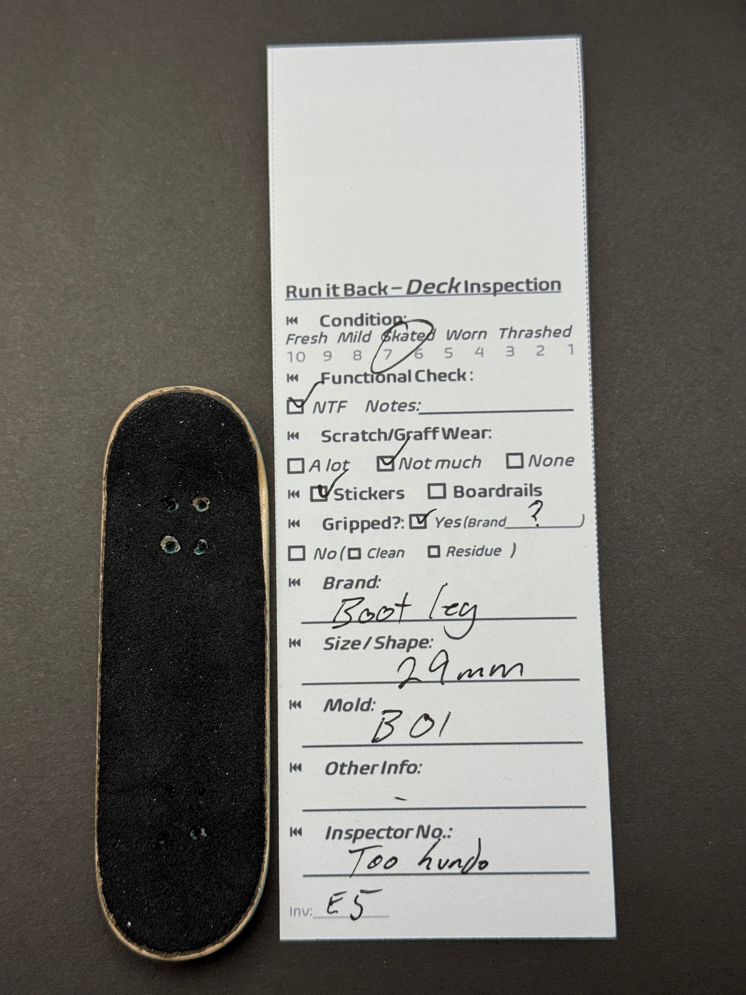 Bootleg 29mm B01 – Skated