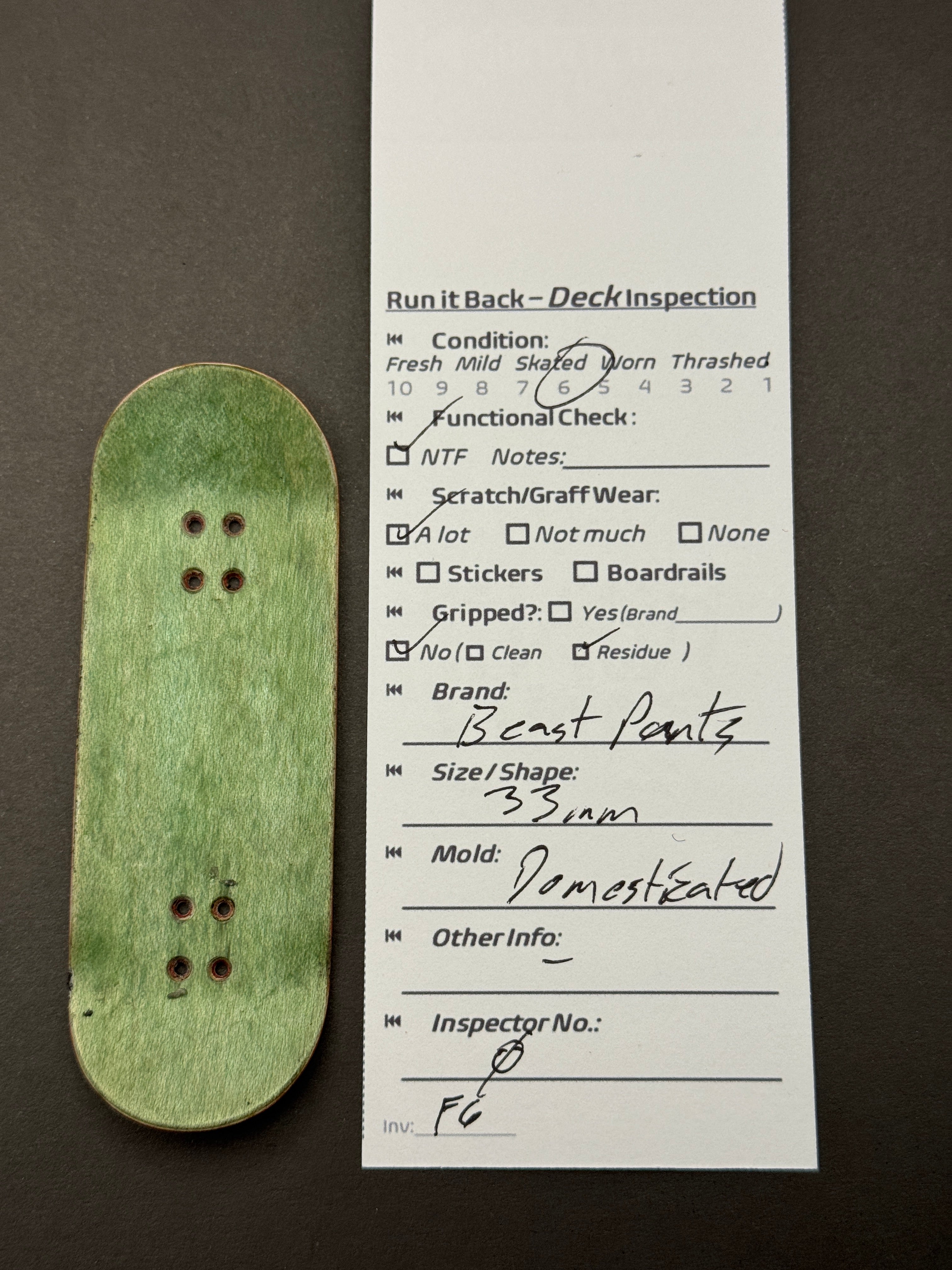 BeastPants 33mm Domesticated – Skated