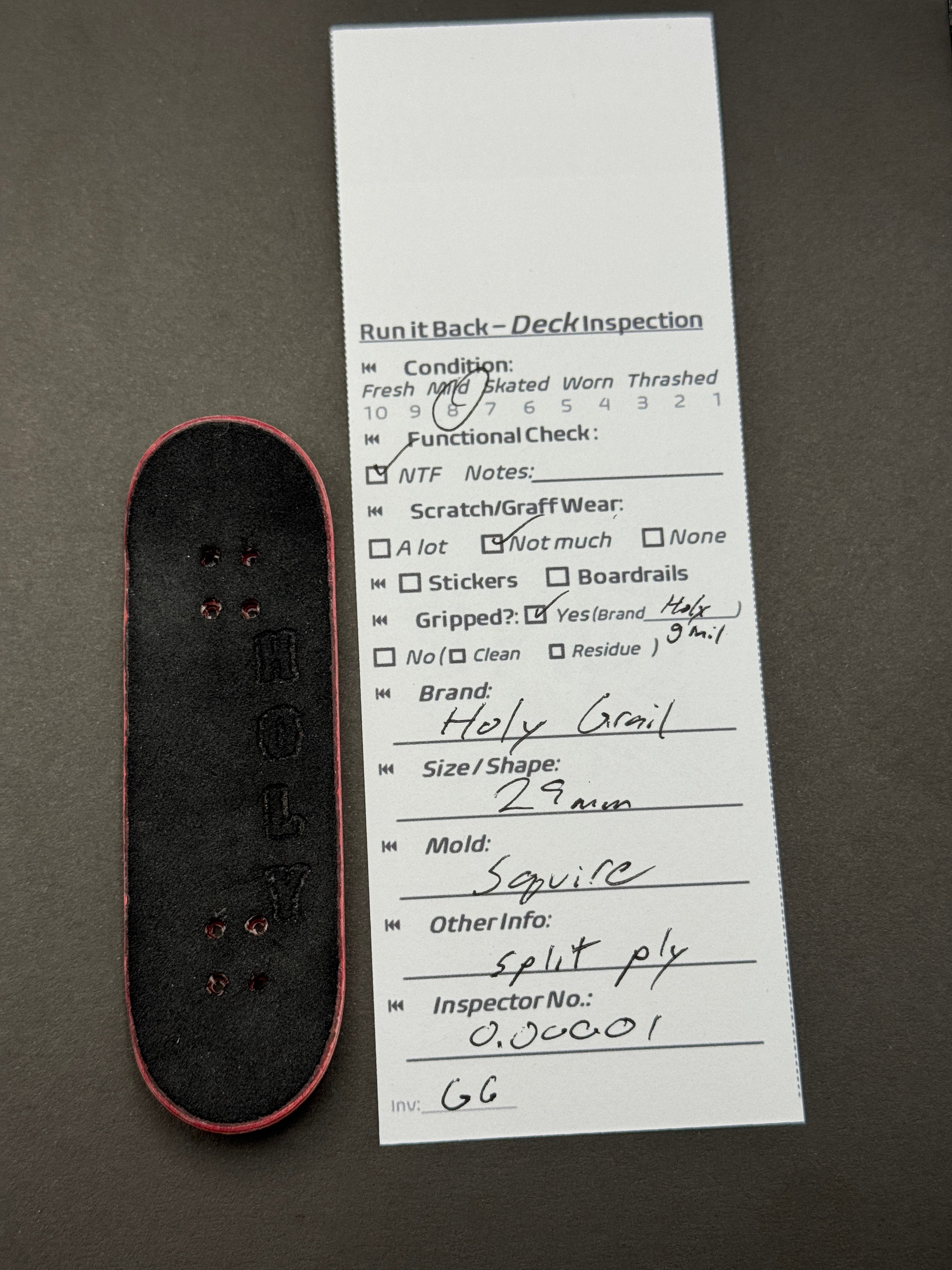 Holy Grail 29mm Squire (Split Ply) – Mild/Skated