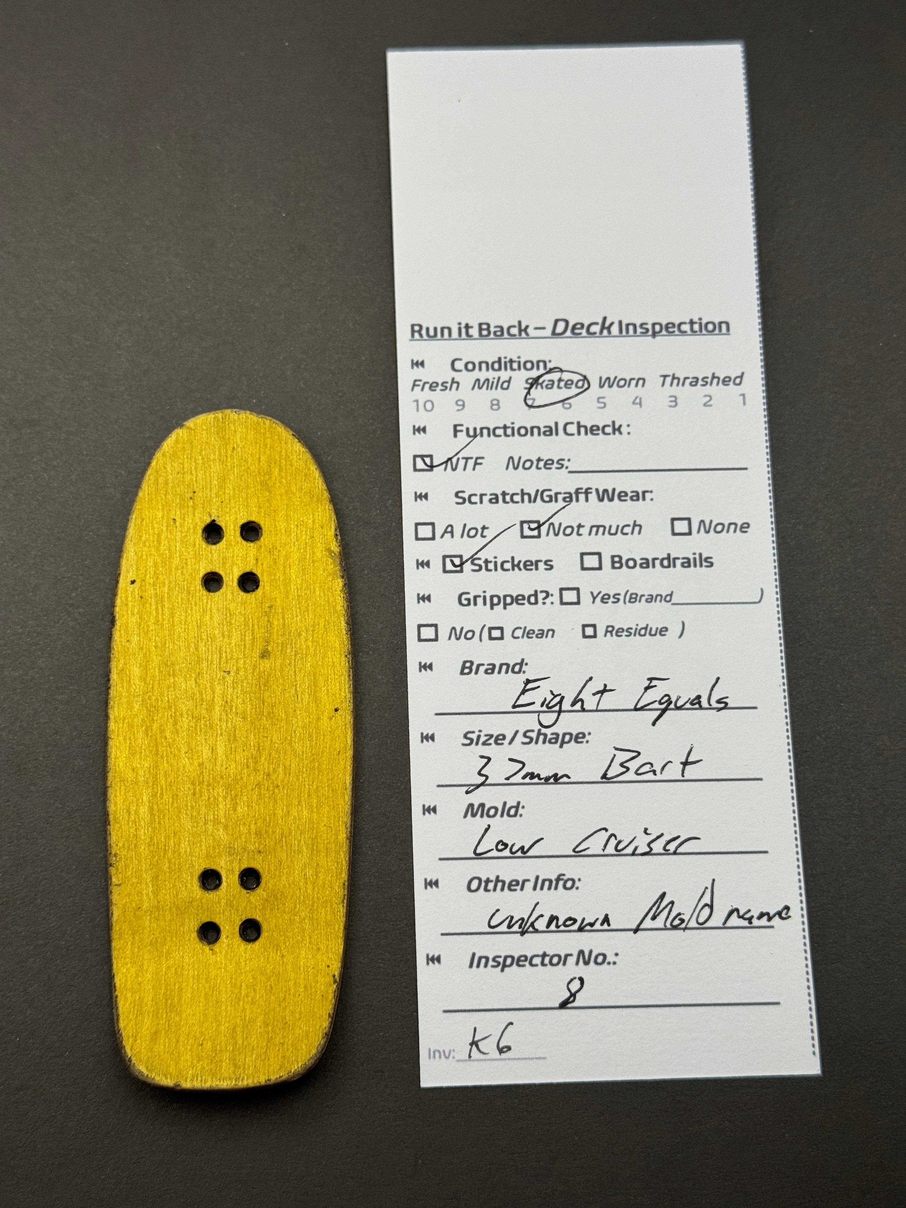 Eight Equals 37mm Bart Low Cruiser – Skated