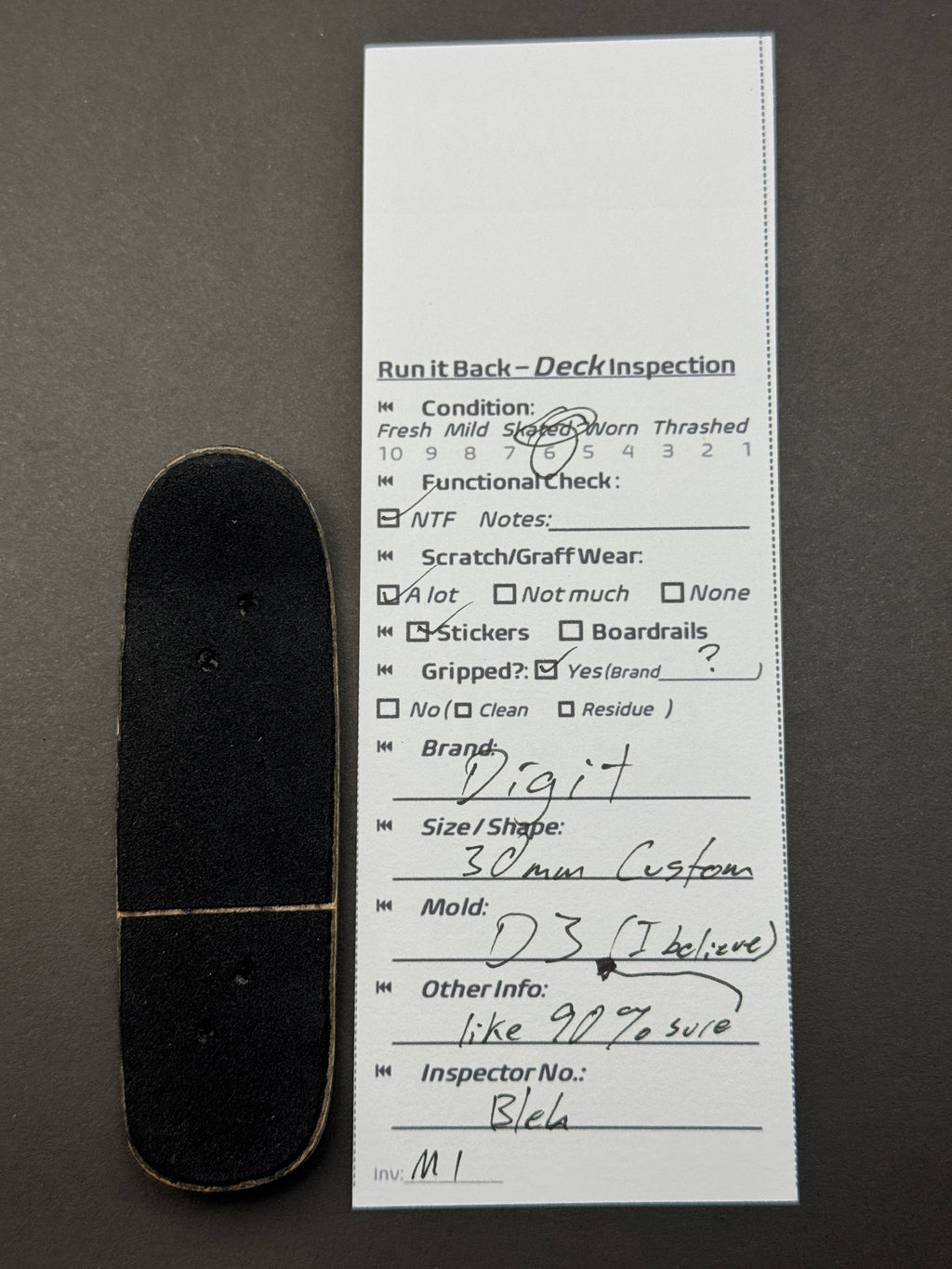Digit 30mm Custom D3 (I Believe) – Skated