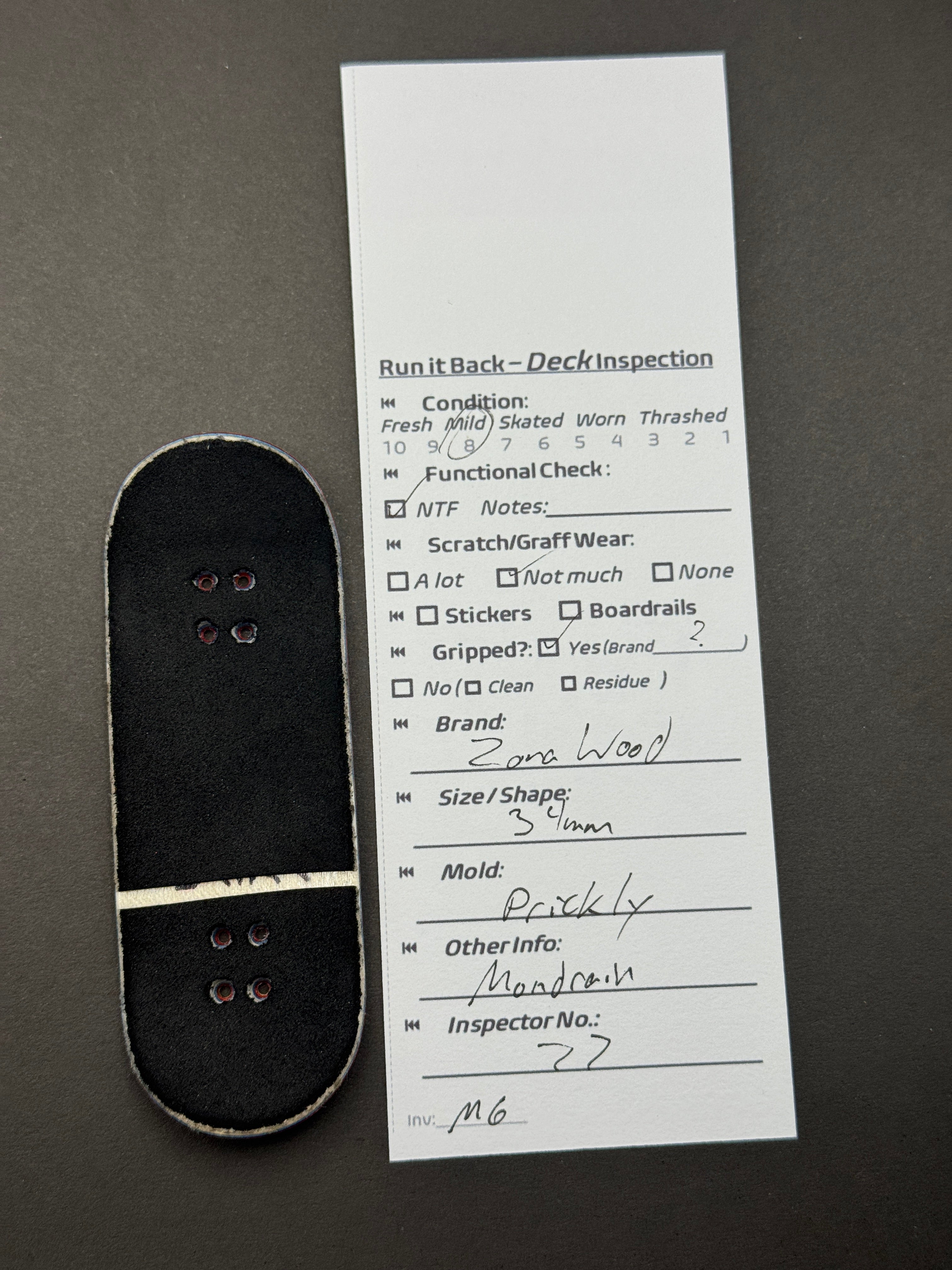 ZonaWood 34mm Prickly (Mondrian) – Mild/Skated