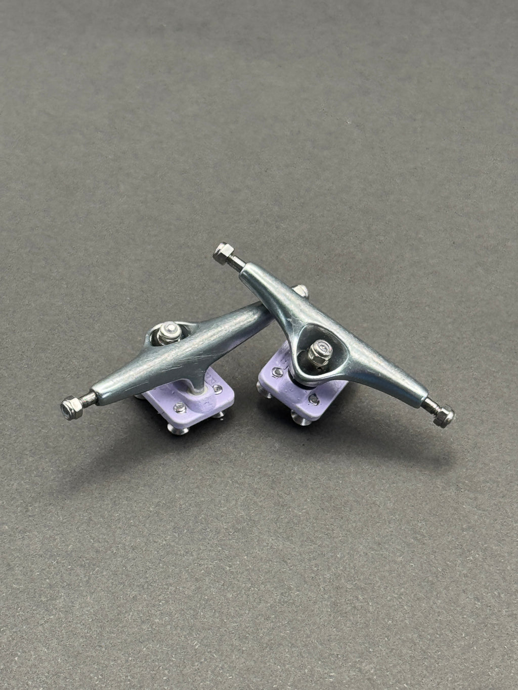 SB Trucks 35mm Silver/Lavender - Skated