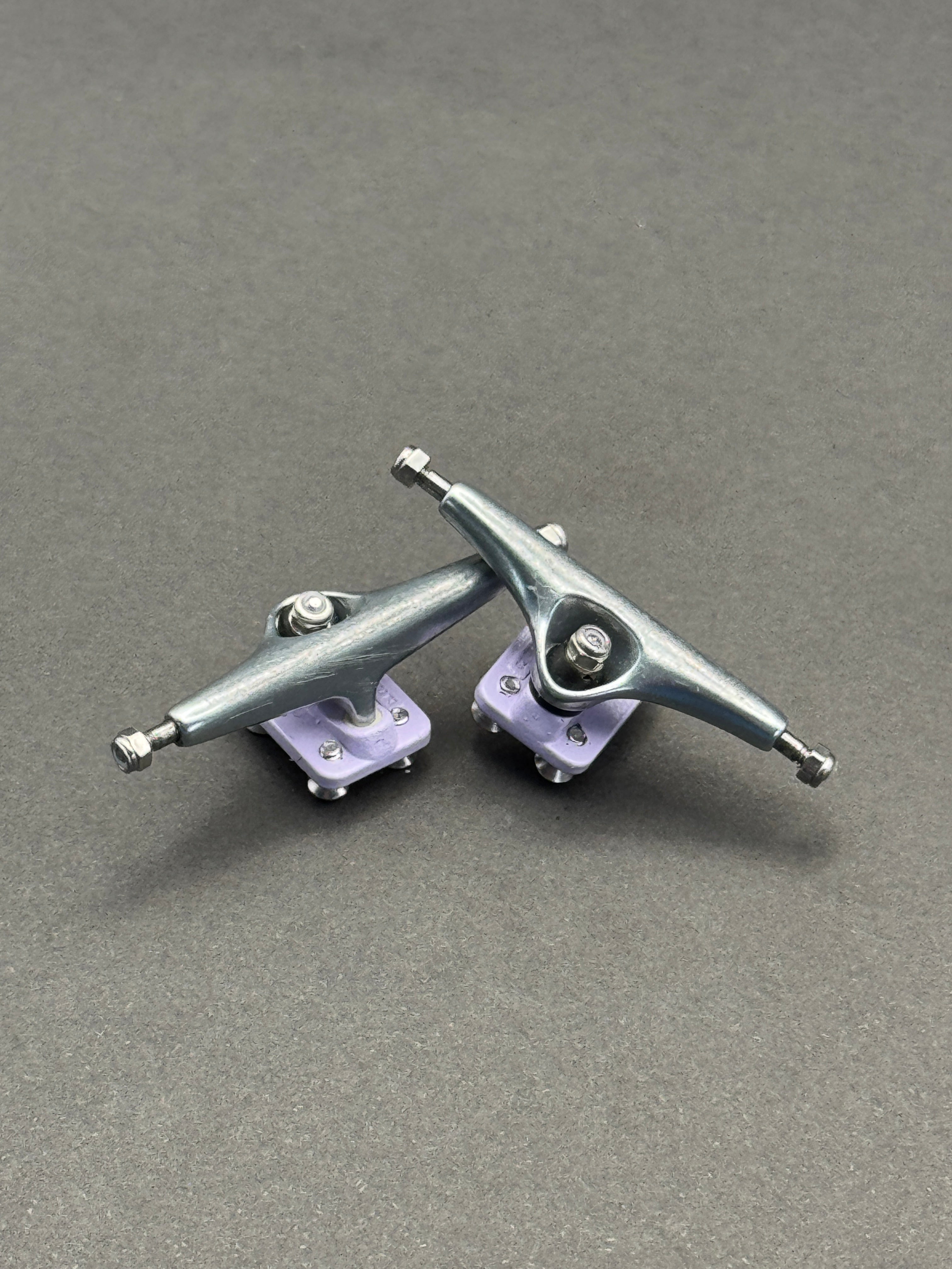 SB Trucks 35mm Silver/Lavender - Skated