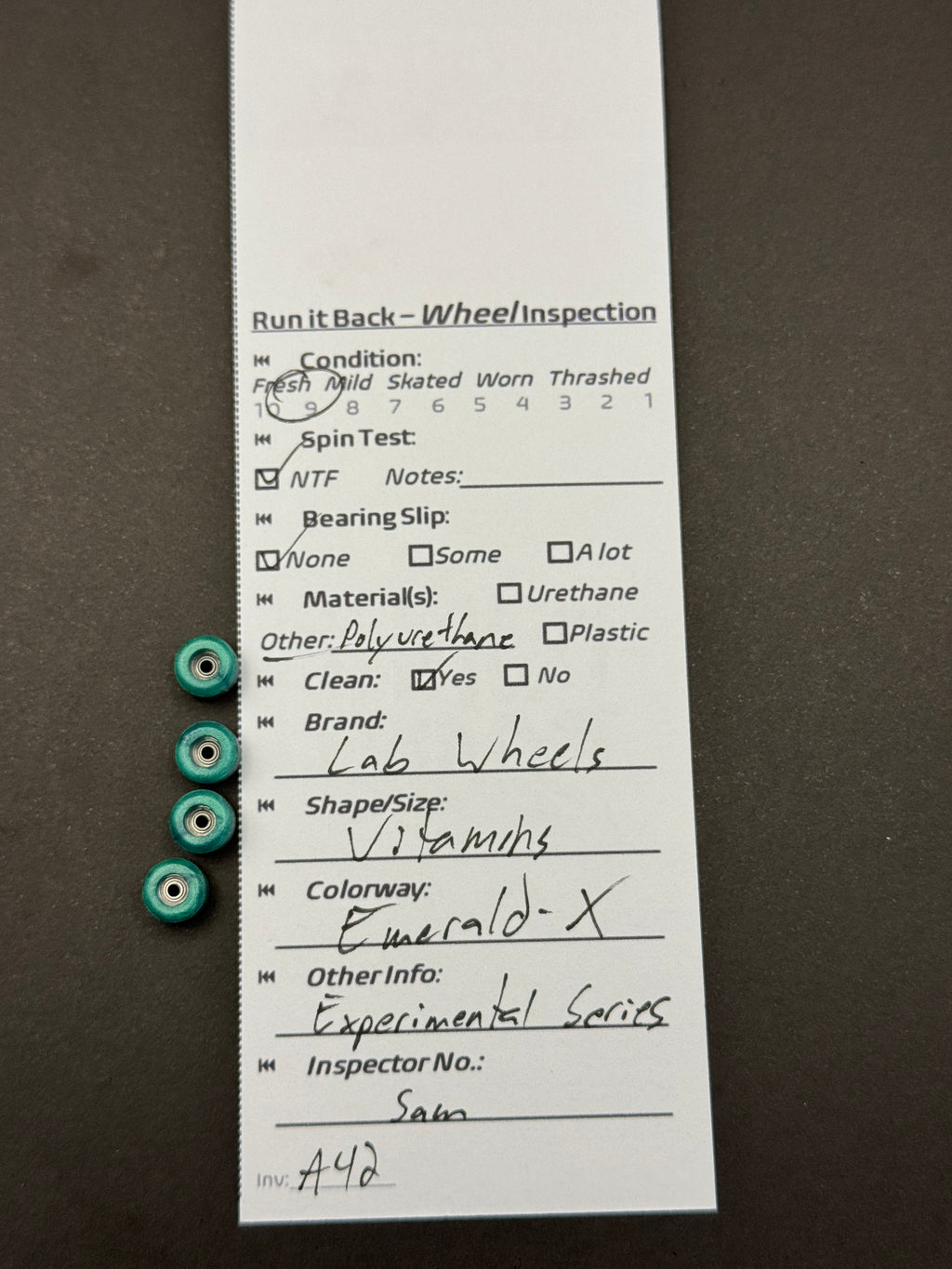 Lab Wheels Vitamins Emerald-X - Fresh