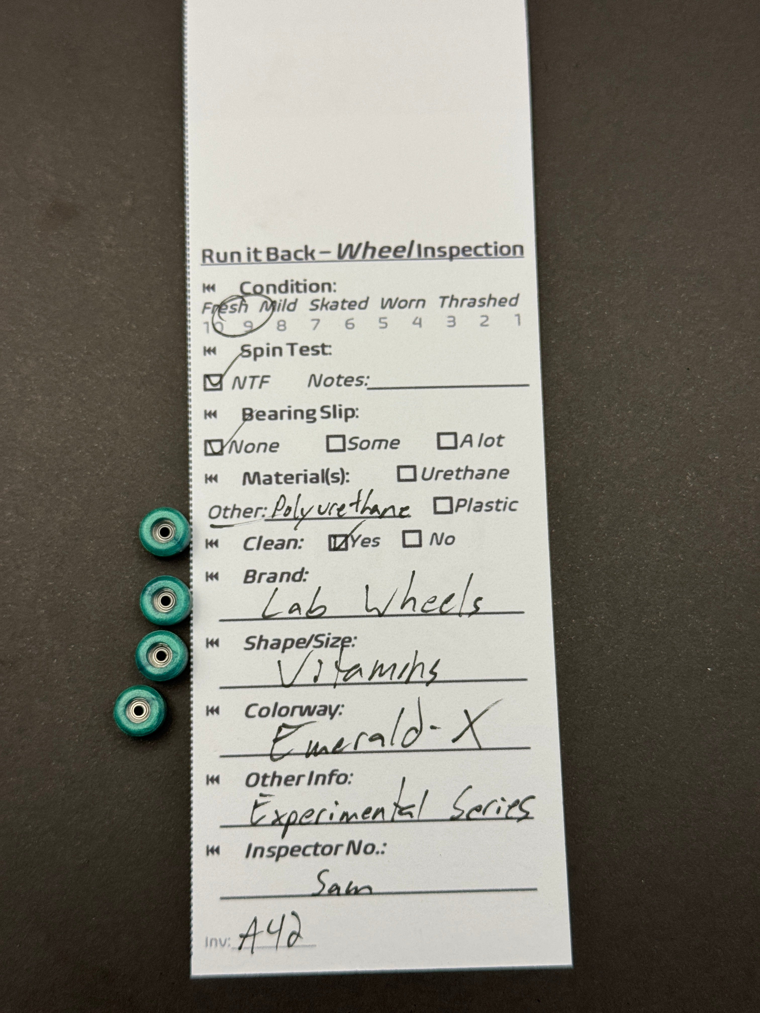 Lab Wheels Vitamins Emerald-X - Fresh